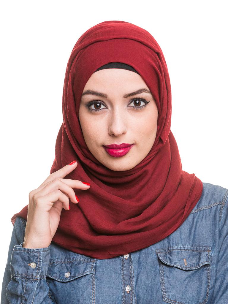 Cotton Viscose Hijab (KGD171L) - Image 34