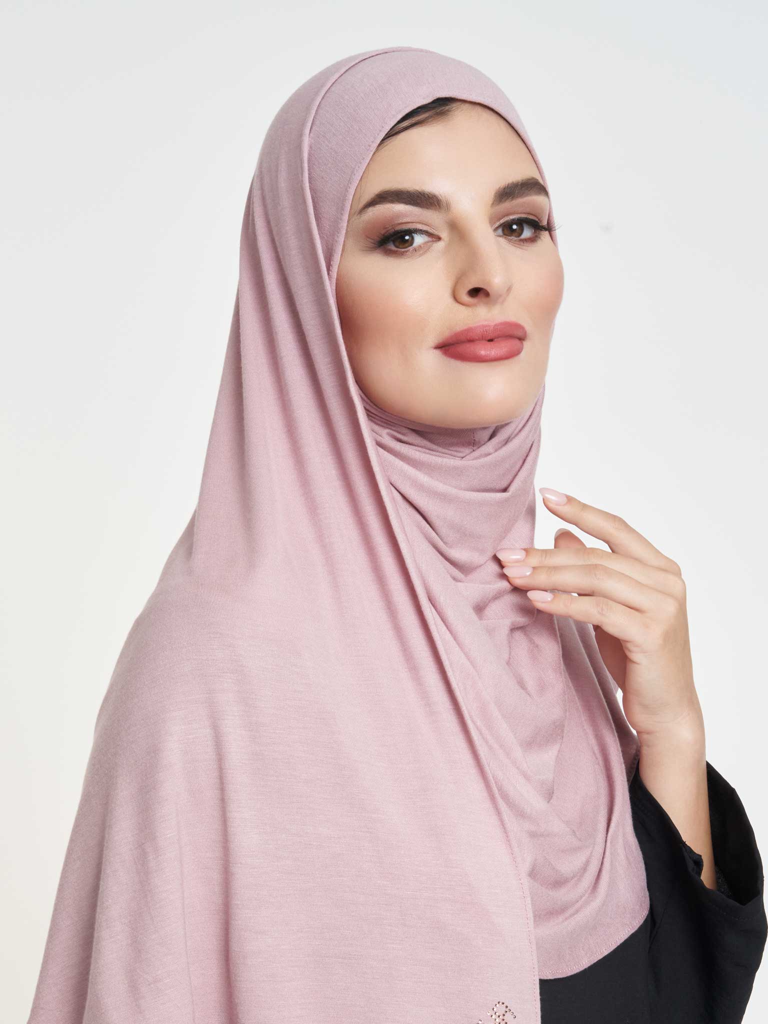 Kashkha Jersey Plain Ready to Wear Hijab - Image 10