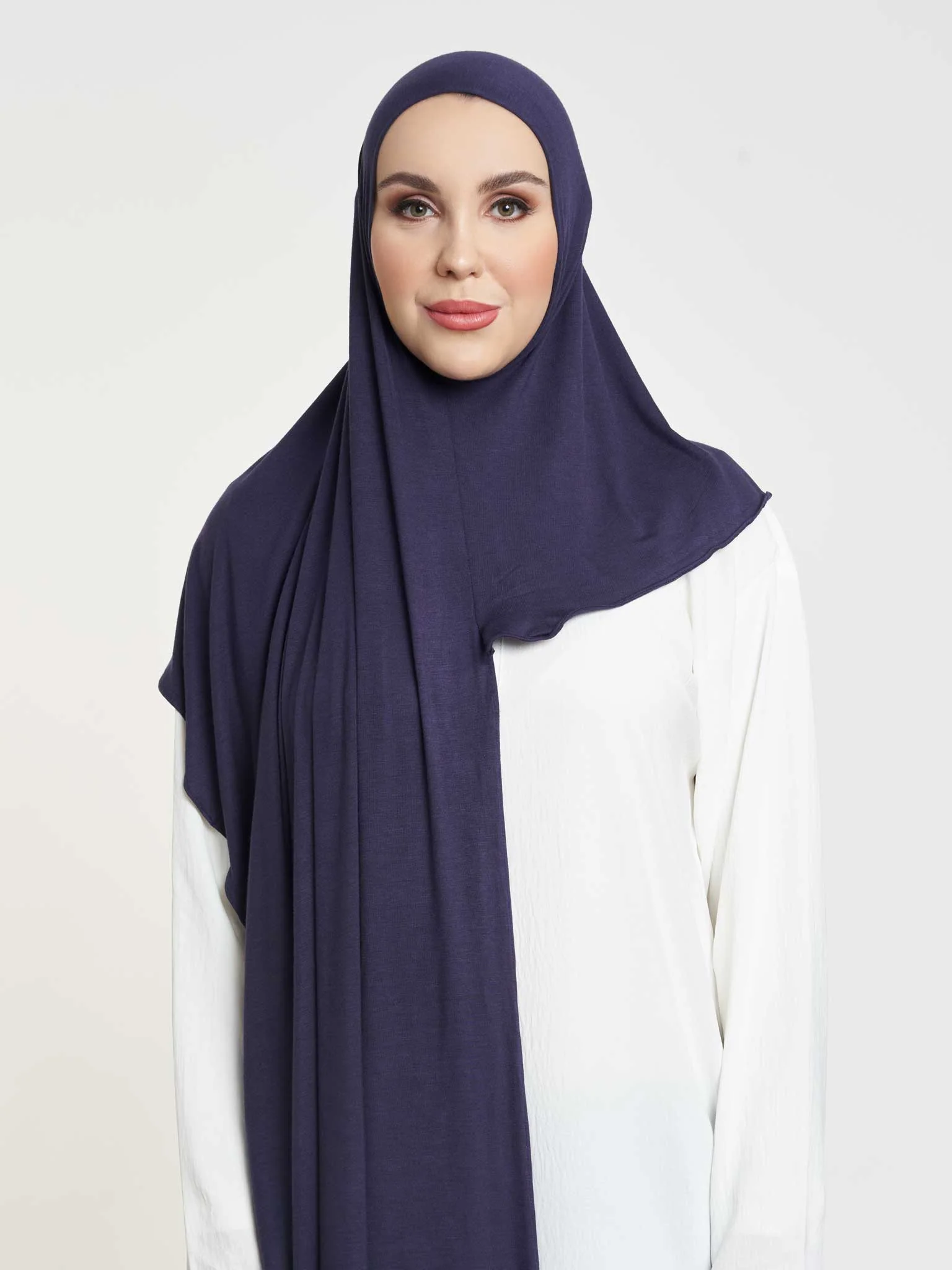 Kashkha Jersey Plain Ready to Wear Hijab - Image 15