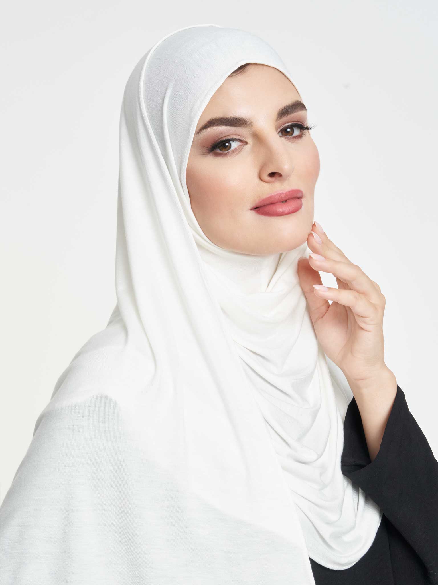 Kashkha Jersey Plain Ready to Wear Hijab - Image 18