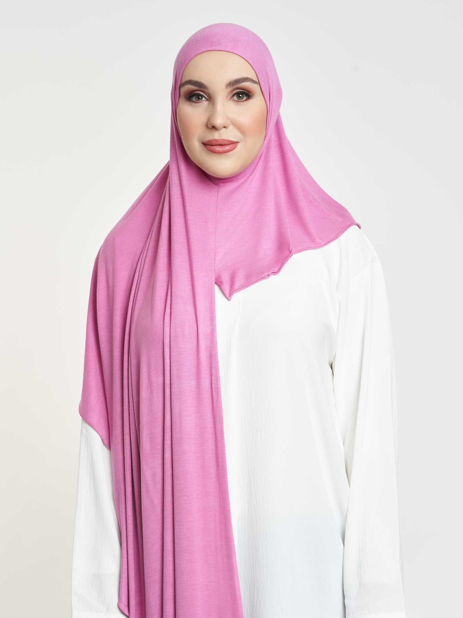 Kashkha Jersey Plain Ready to Wear Hijab - Image 23