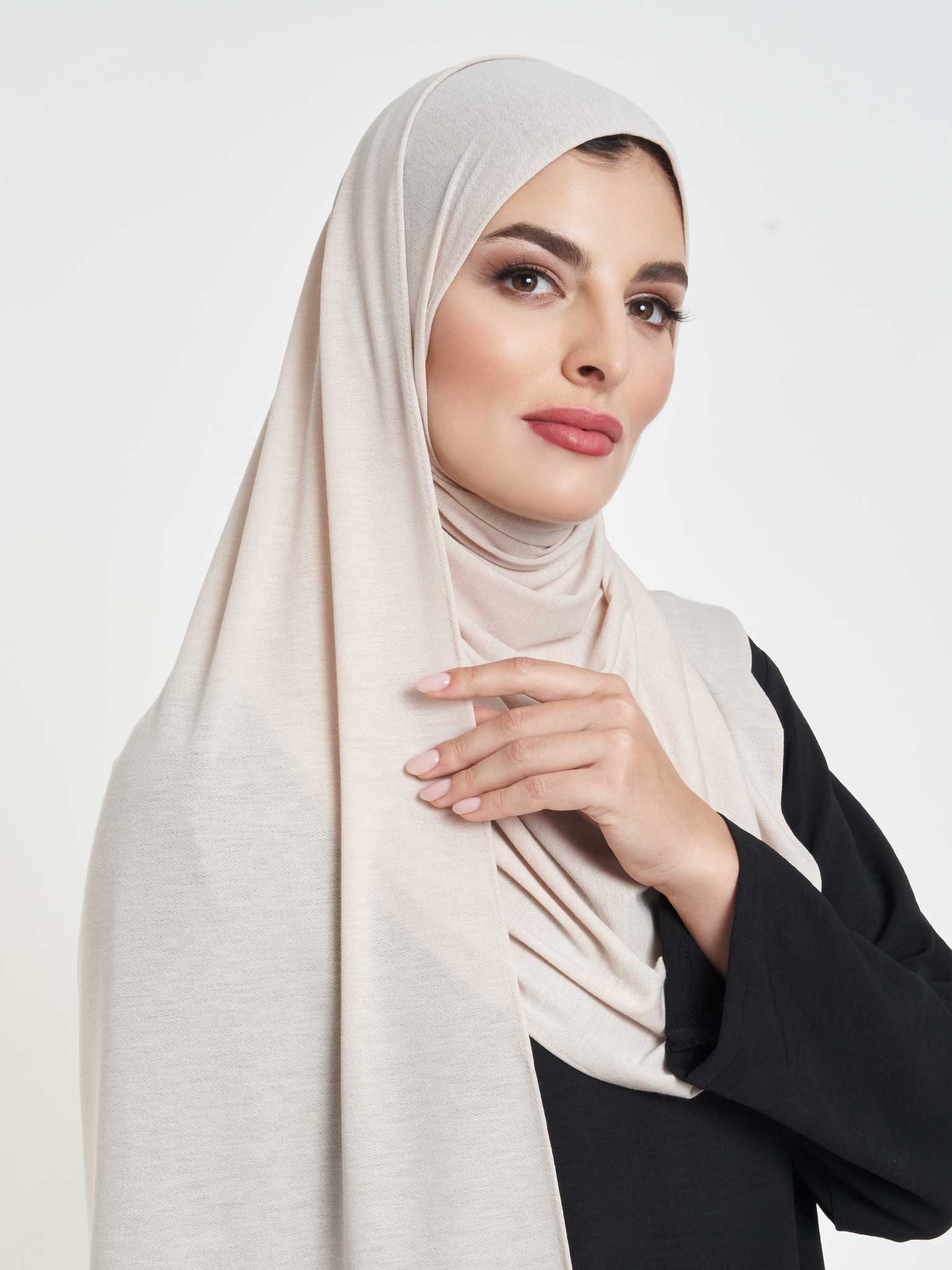 Kashkha Jersey Plain Ready to Wear Hijab - Image 26