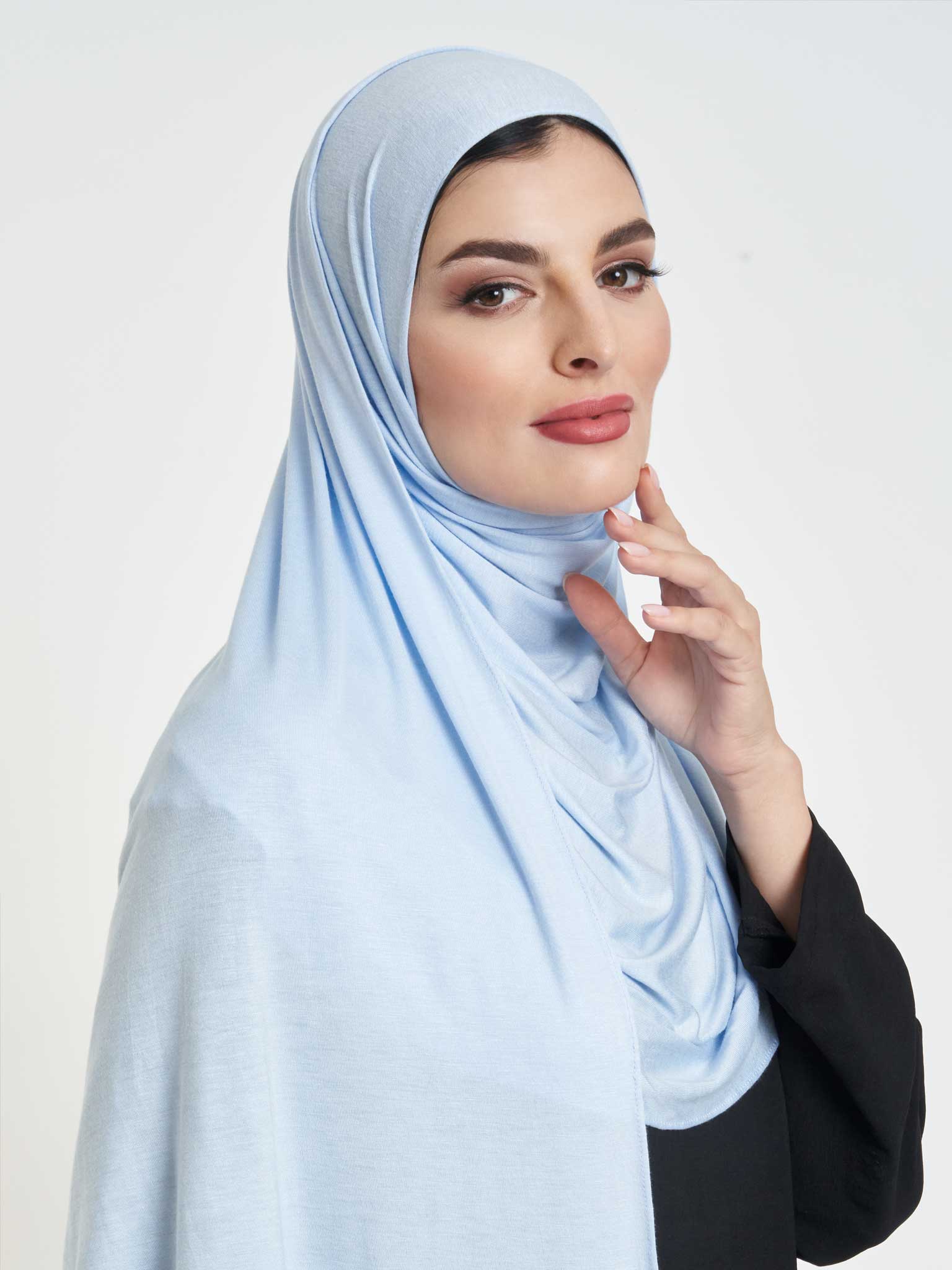 Kashkha Jersey Plain Ready to Wear Hijab - Image 30