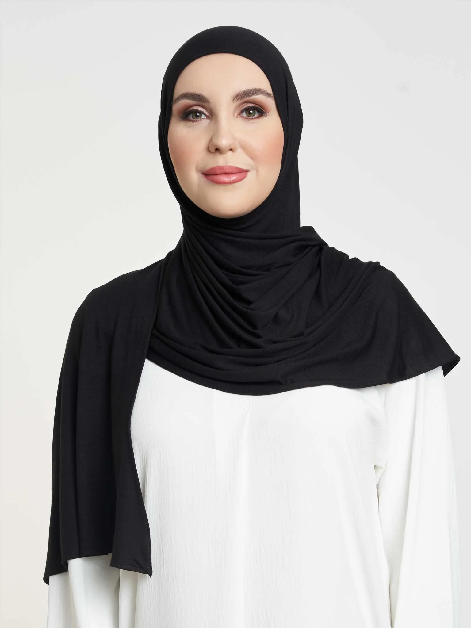 Kashkha Jersey Plain Ready to Wear Hijab - Image 37