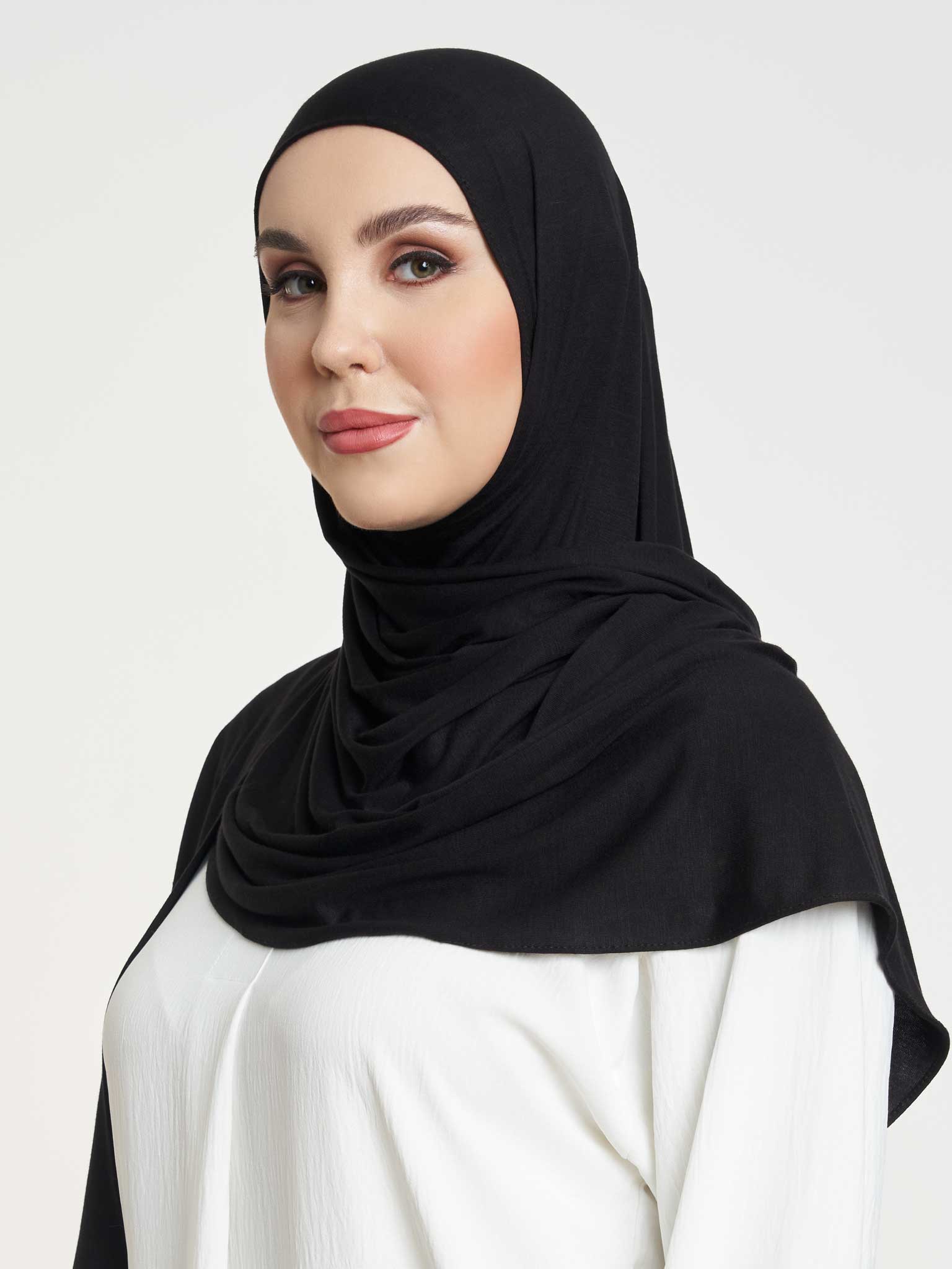 Kashkha Jersey Plain Ready to Wear Hijab - Image 38