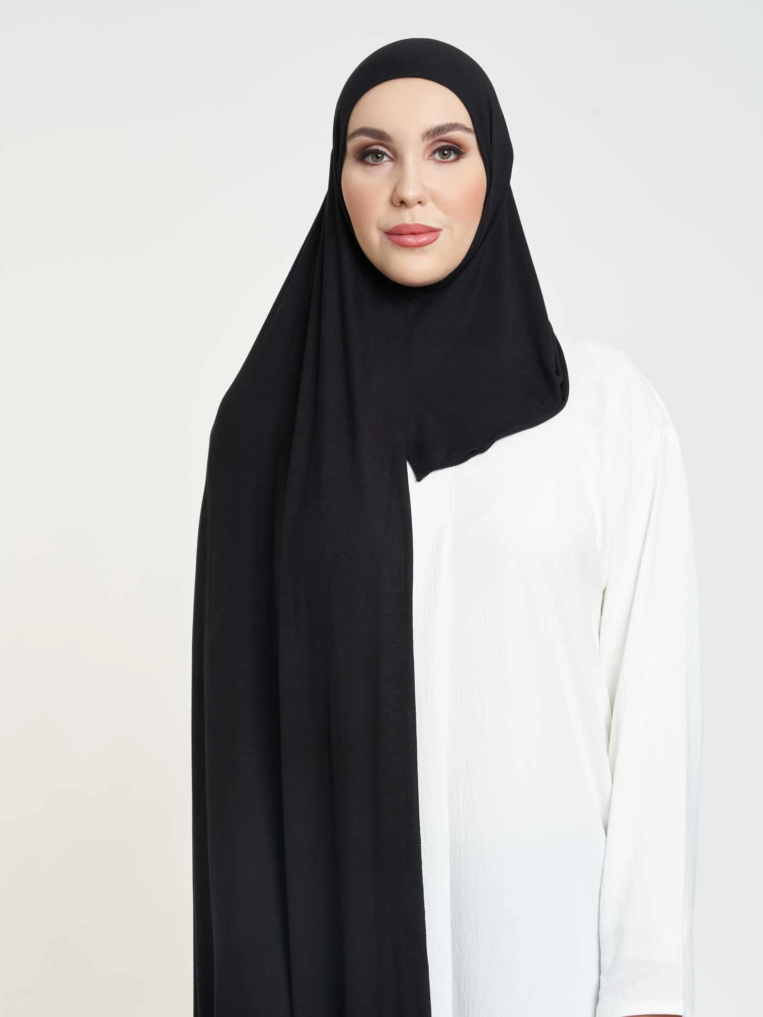 Kashkha Jersey Plain Ready to Wear Hijab - Image 39