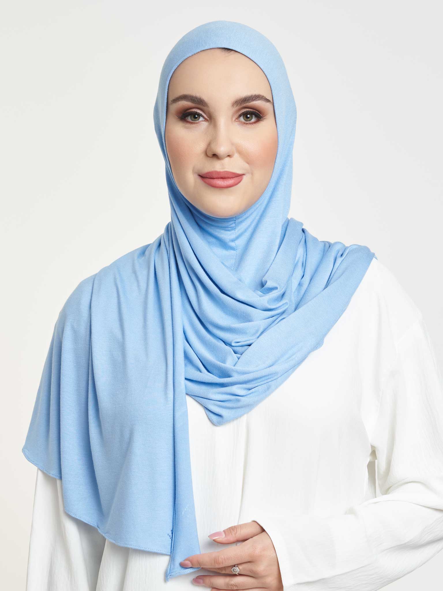 Kashkha Jersey Plain Ready to Wear Hijab - Image 5