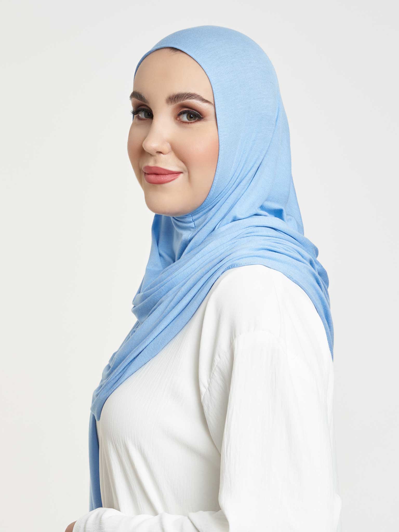 Kashkha Jersey Plain Ready to Wear Hijab - Image 6