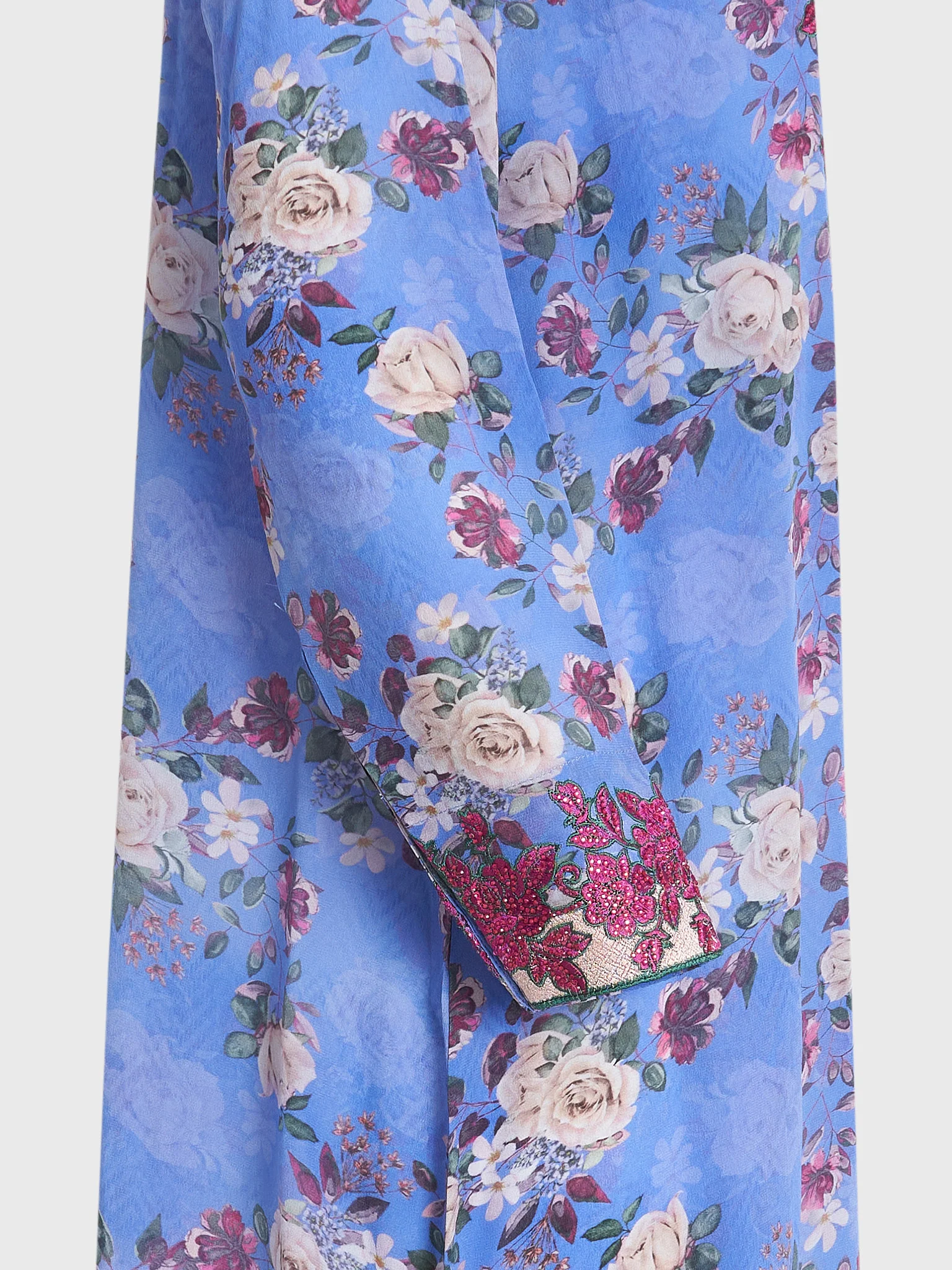 Printed Digital Silk Crepe Mukhawar Jalabiya - Image 5