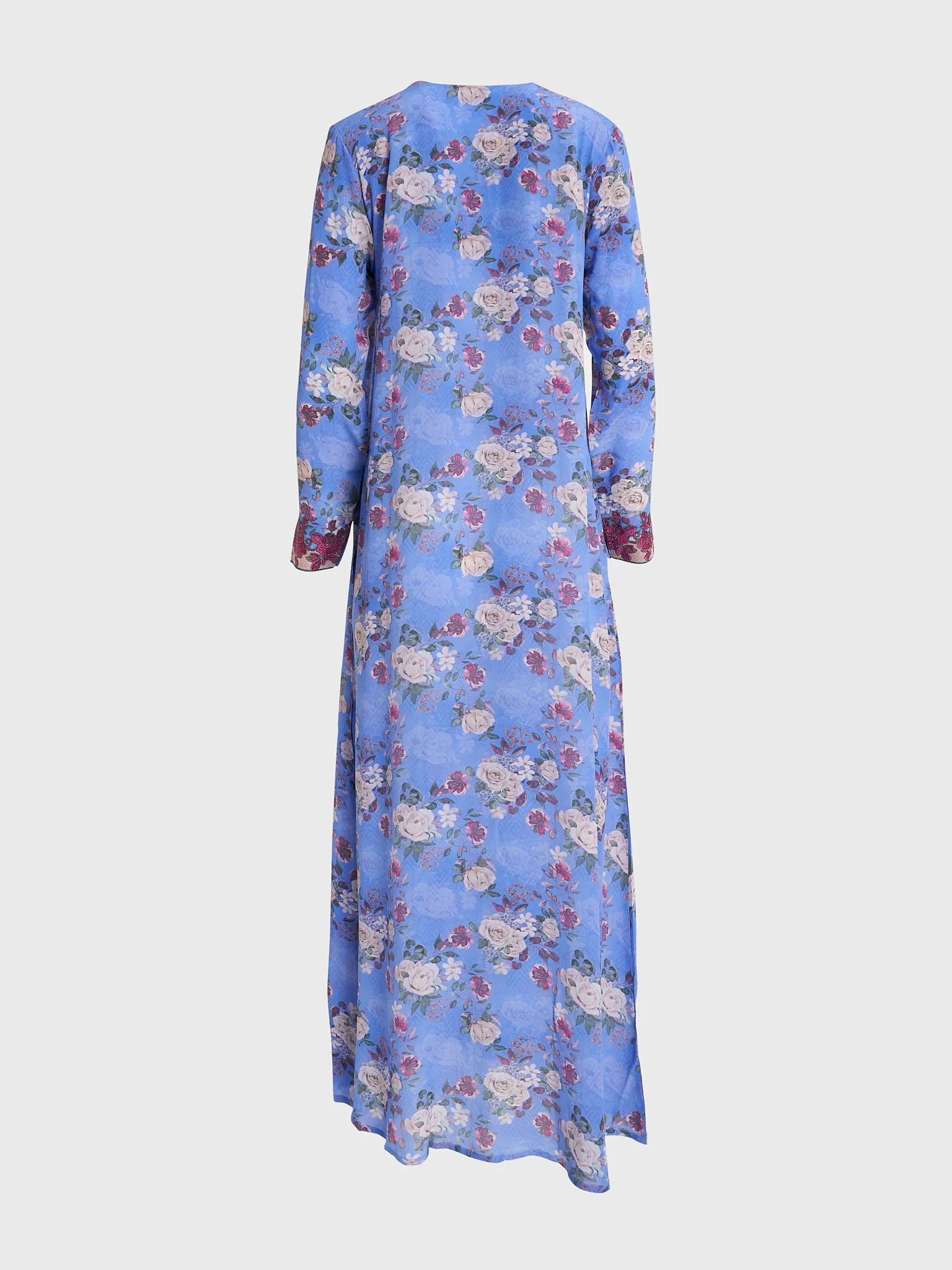 Printed Digital Silk Crepe Mukhawar Jalabiya - Image 6