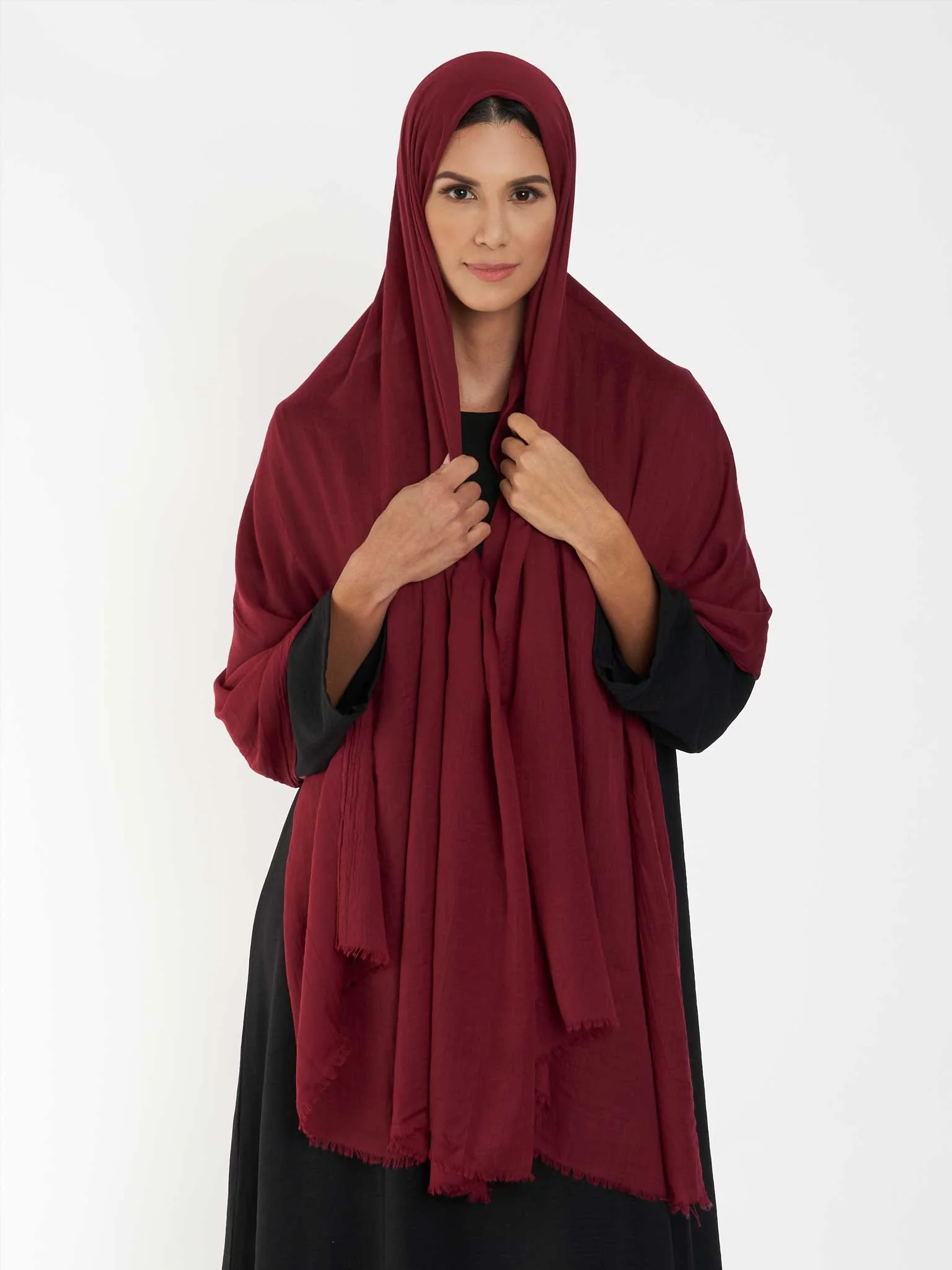 Premium Voile Cotton Viscose Hijab - Lightweight Everyday Comfort (KGD171L) - Image 19