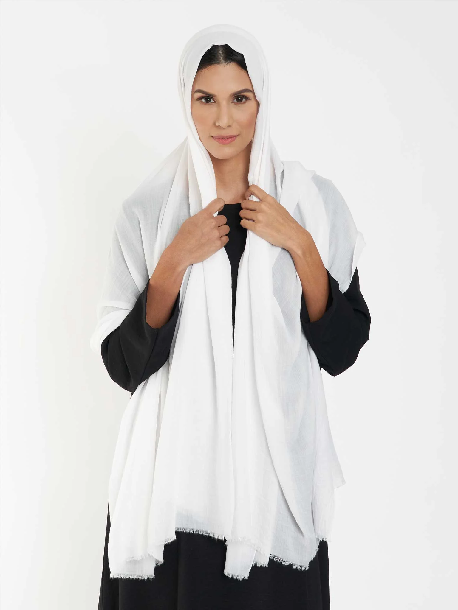 Premium Voile Cotton Viscose Hijab - Lightweight Everyday Comfort (KGD171L) - Image 31