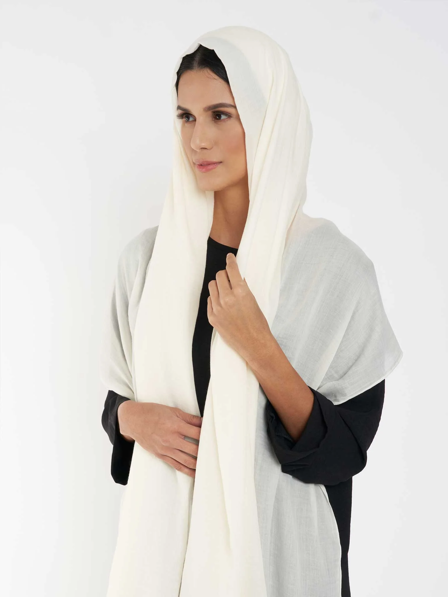 Premium Voile Cotton Viscose Hijab - Lightweight Everyday Comfort (KGD171L) - Image 35