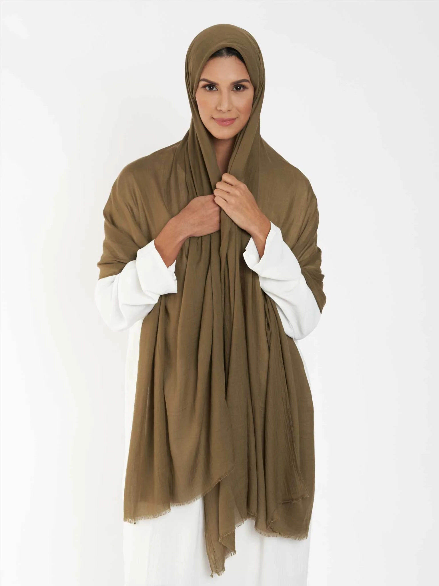 Premium Voile Cotton Viscose Hijab - Lightweight Everyday Comfort (KGD171L) - Image 40