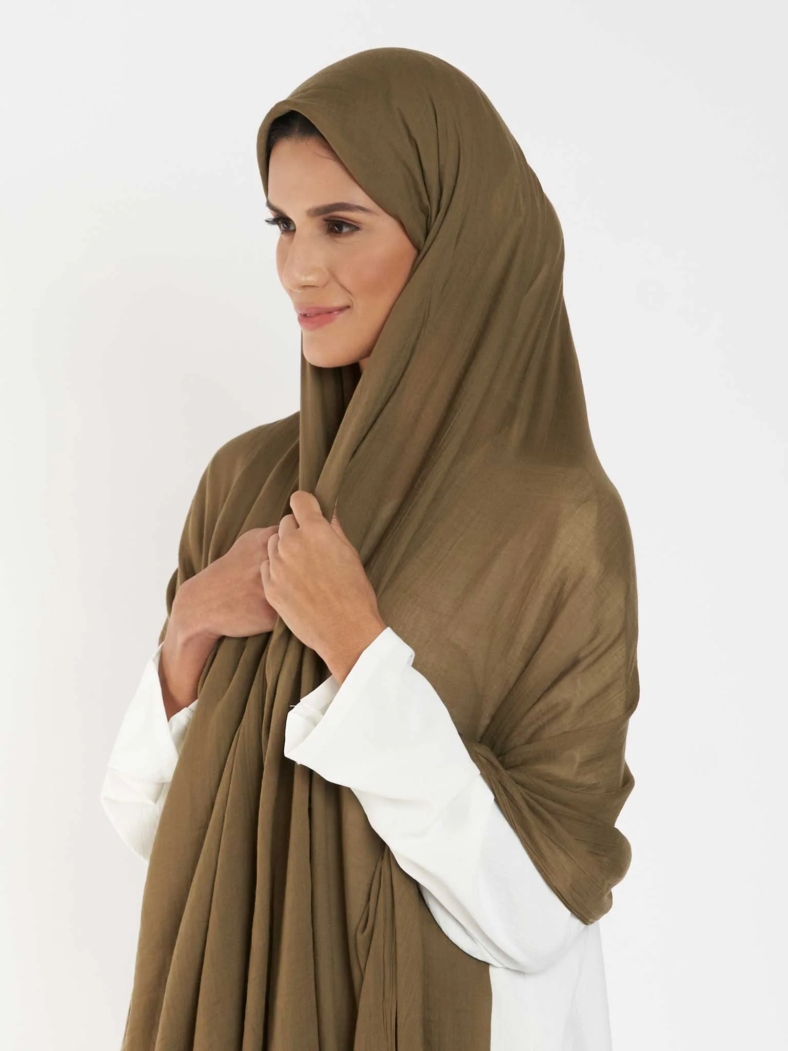 Premium Voile Cotton Viscose Hijab - Lightweight Everyday Comfort (KGD171L) - Image 41