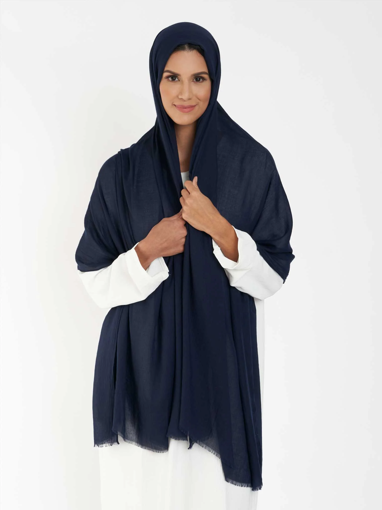 Premium Voile Cotton Viscose Hijab - Lightweight Everyday Comfort (KGD171L) - Image 46