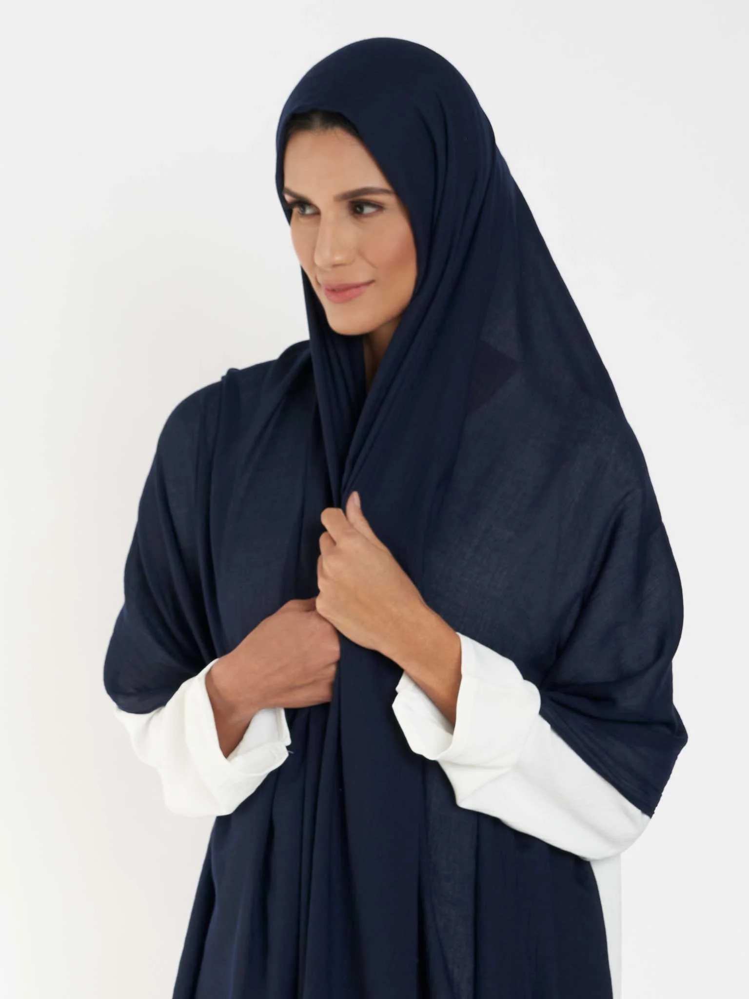 Premium Voile Cotton Viscose Hijab - Lightweight Everyday Comfort (KGD171L) - Image 47