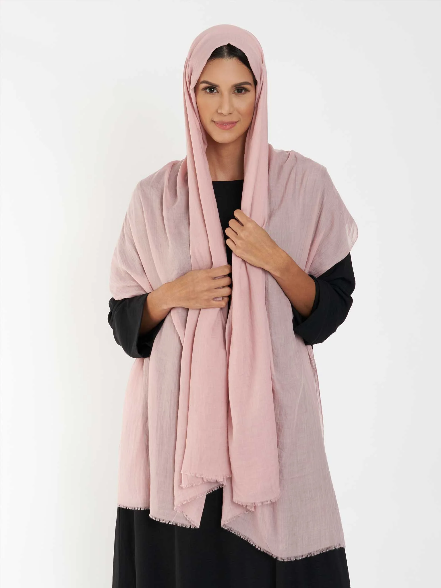Premium Voile Cotton Viscose Hijab - Lightweight Everyday Comfort (KGD171L) - Image 49