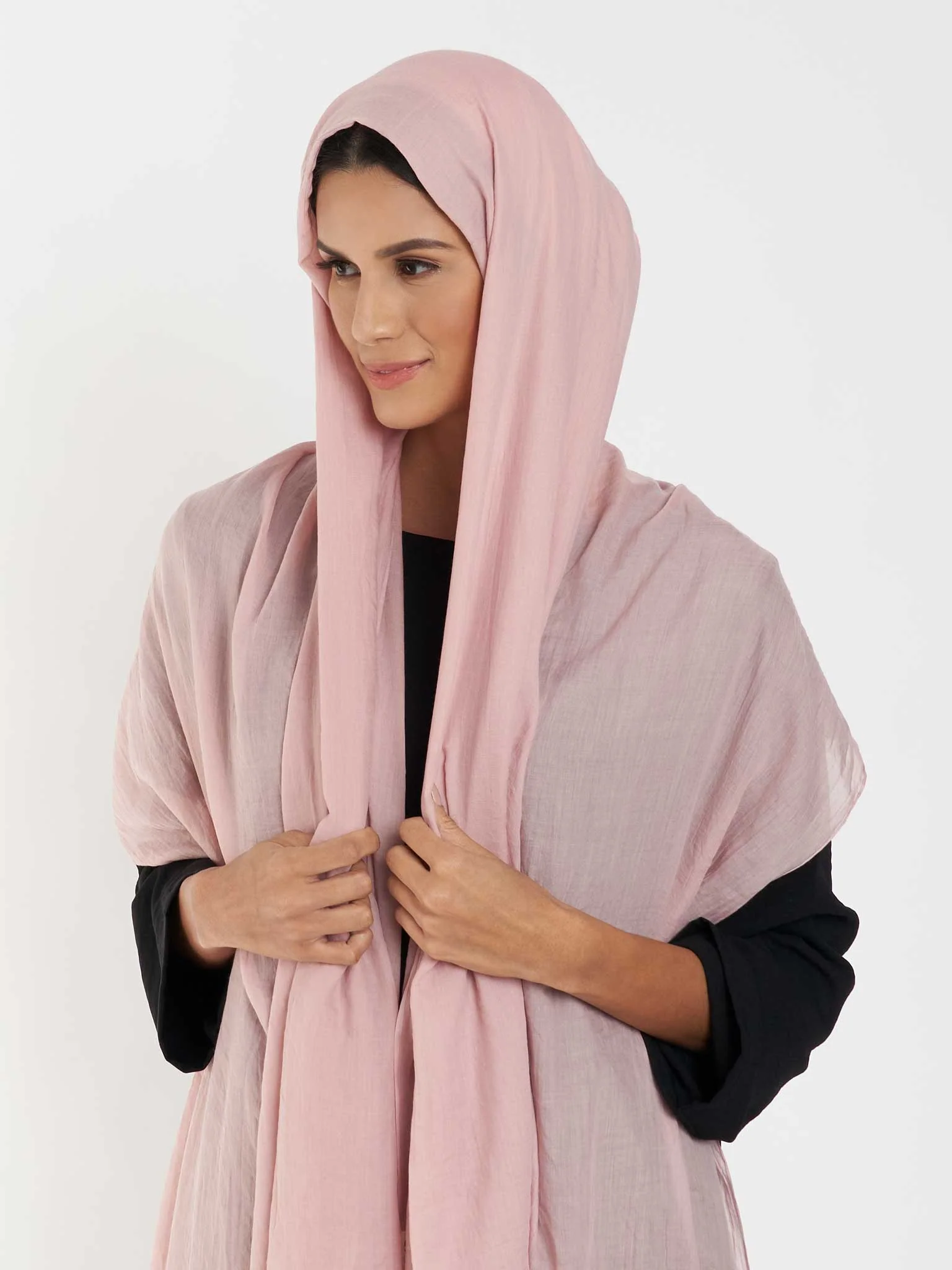 Premium Voile Cotton Viscose Hijab - Lightweight Everyday Comfort (KGD171L) - Image 50