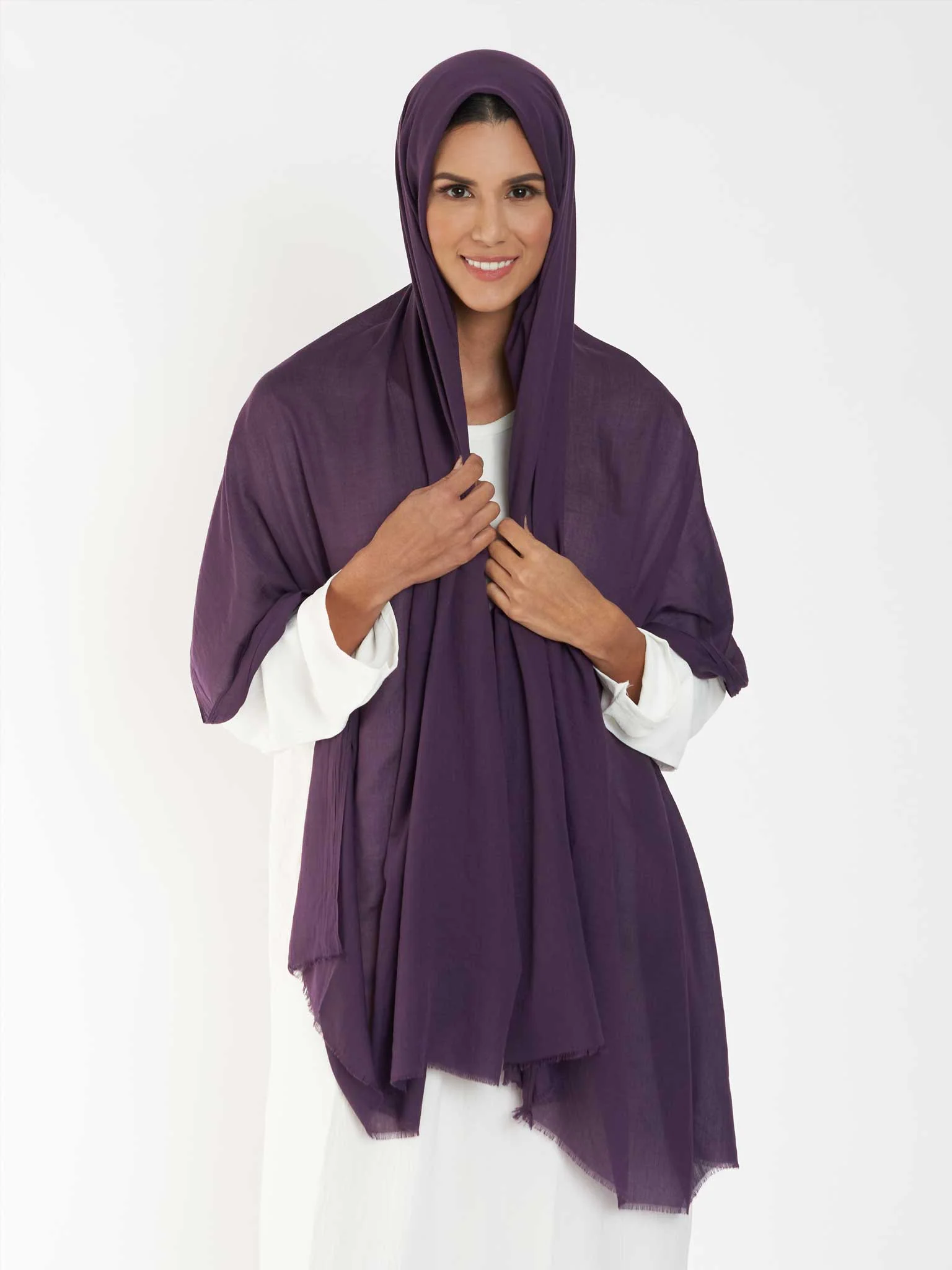 Premium Voile Cotton Viscose Hijab - Lightweight Everyday Comfort (KGD171L) - Image 7