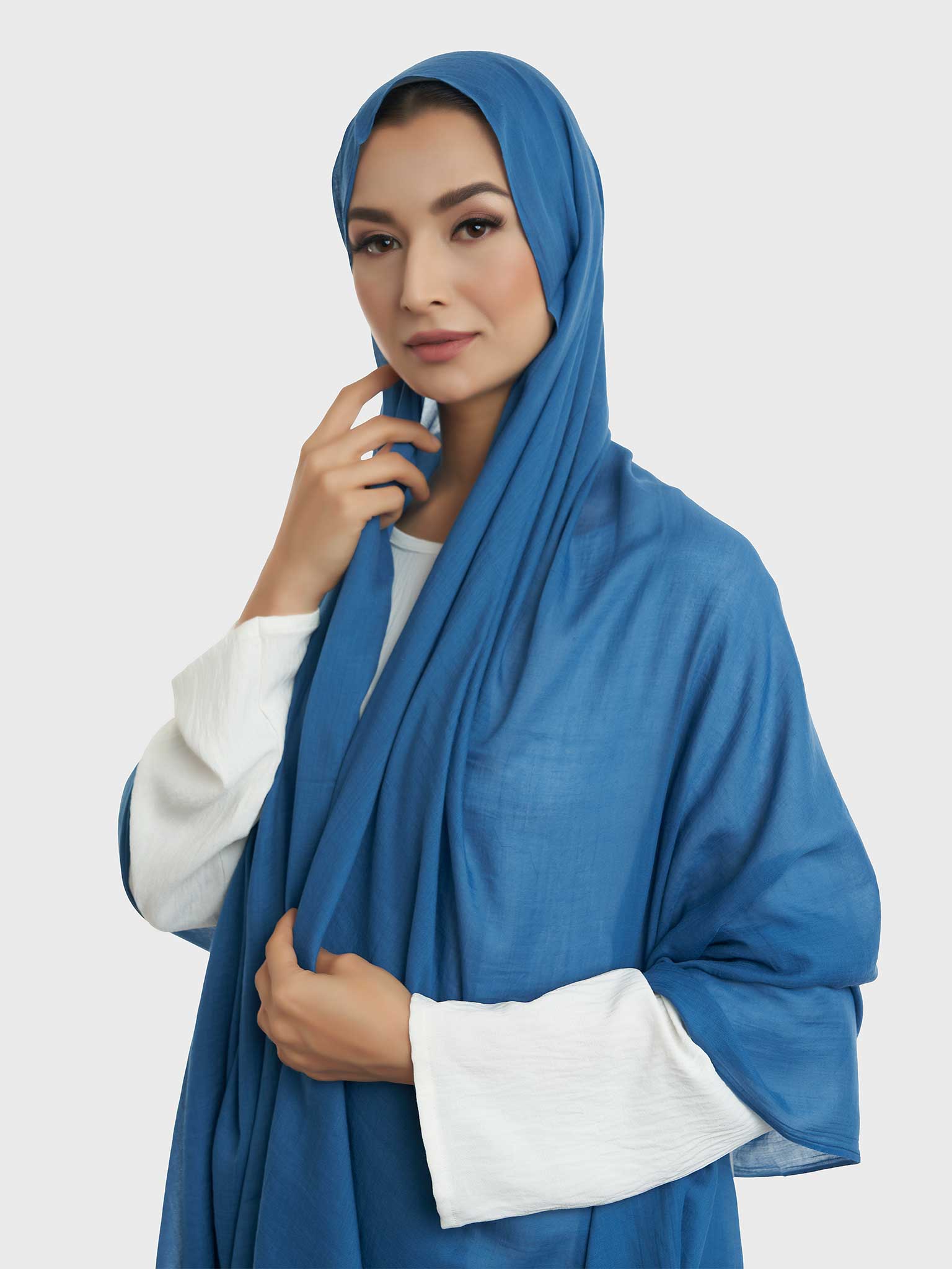Premium Voile Cotton Viscose Hijab - Lightweight Everyday Comfort (KGD171L) - Image 73