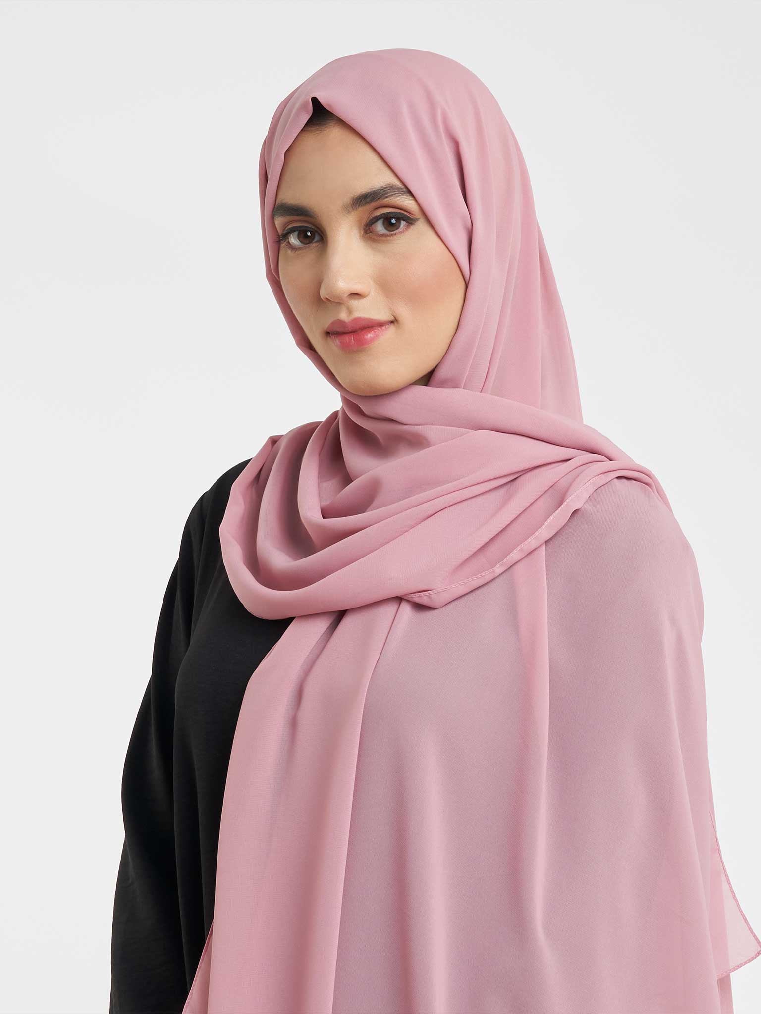 Plain Hijab in Chiffon (KP4451L) - Image 14