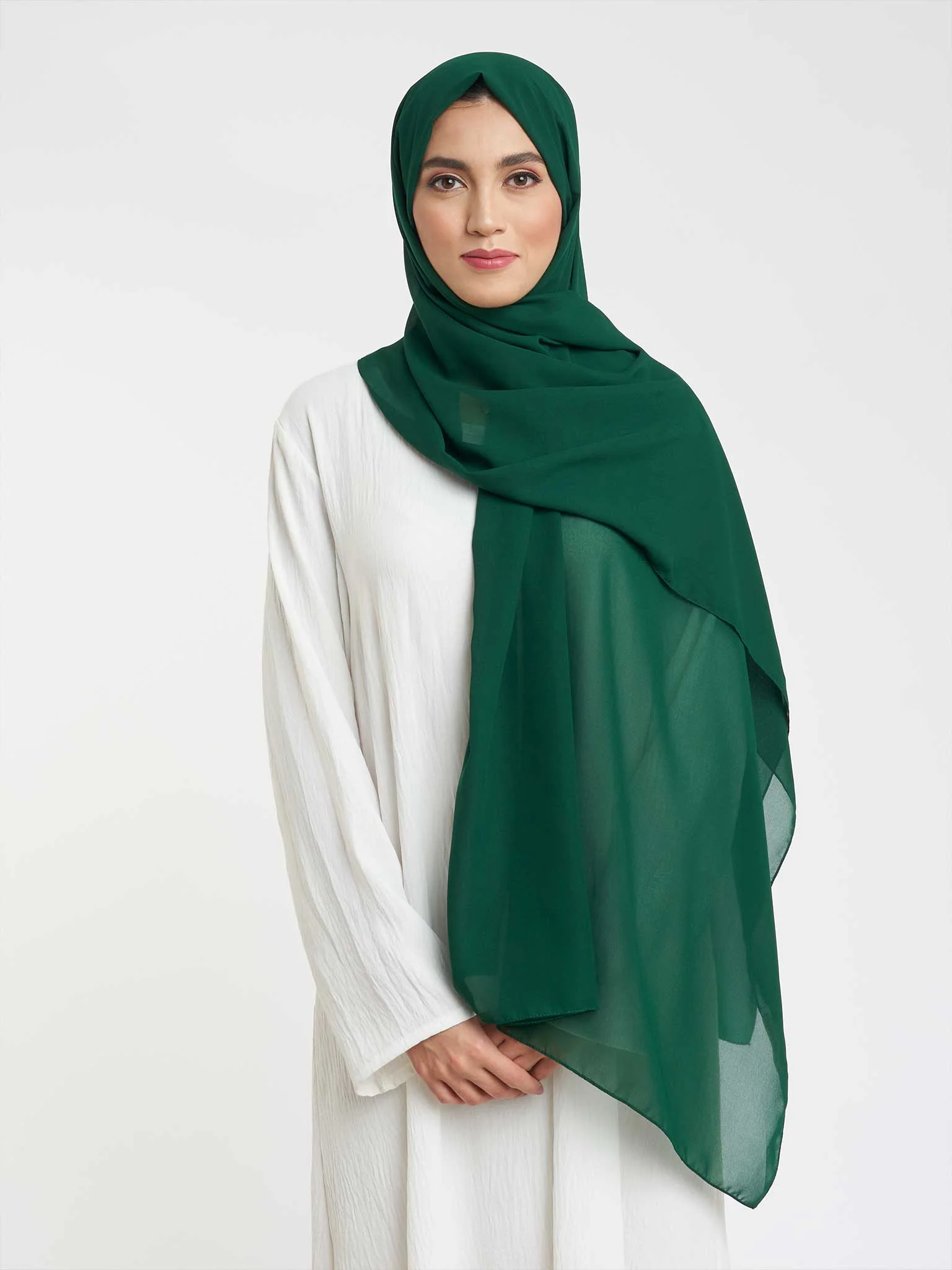 Plain Hijab in Chiffon (KP4451L) - Image 16