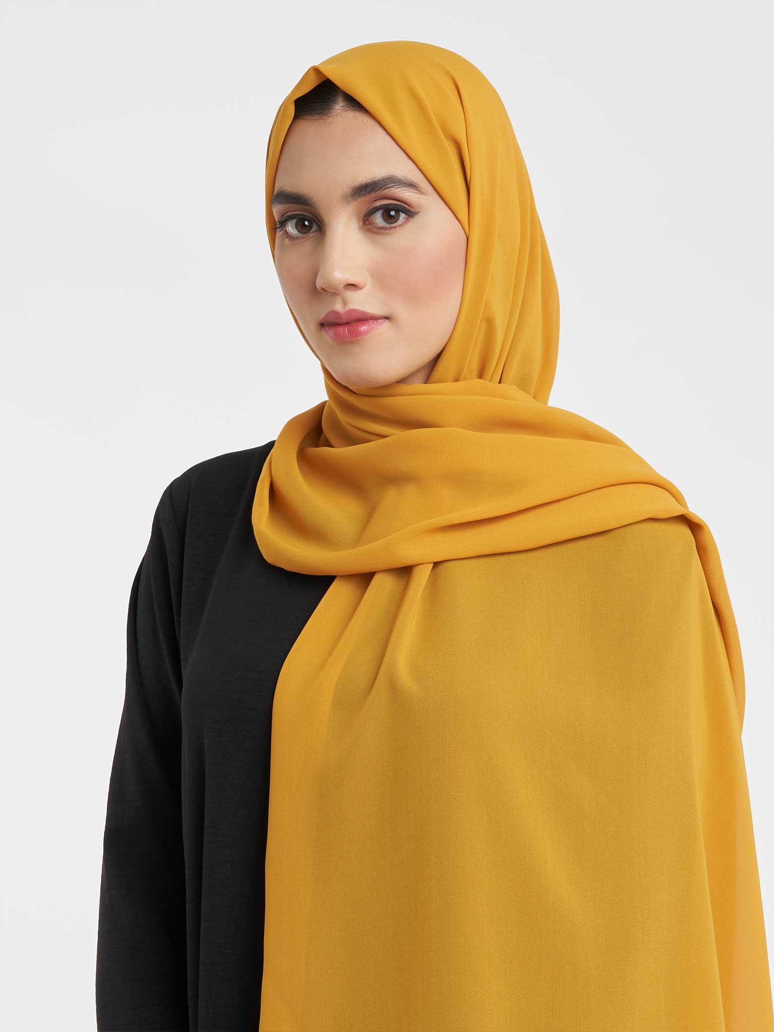 Plain Hijab in Chiffon (KP4451L) - Image 32