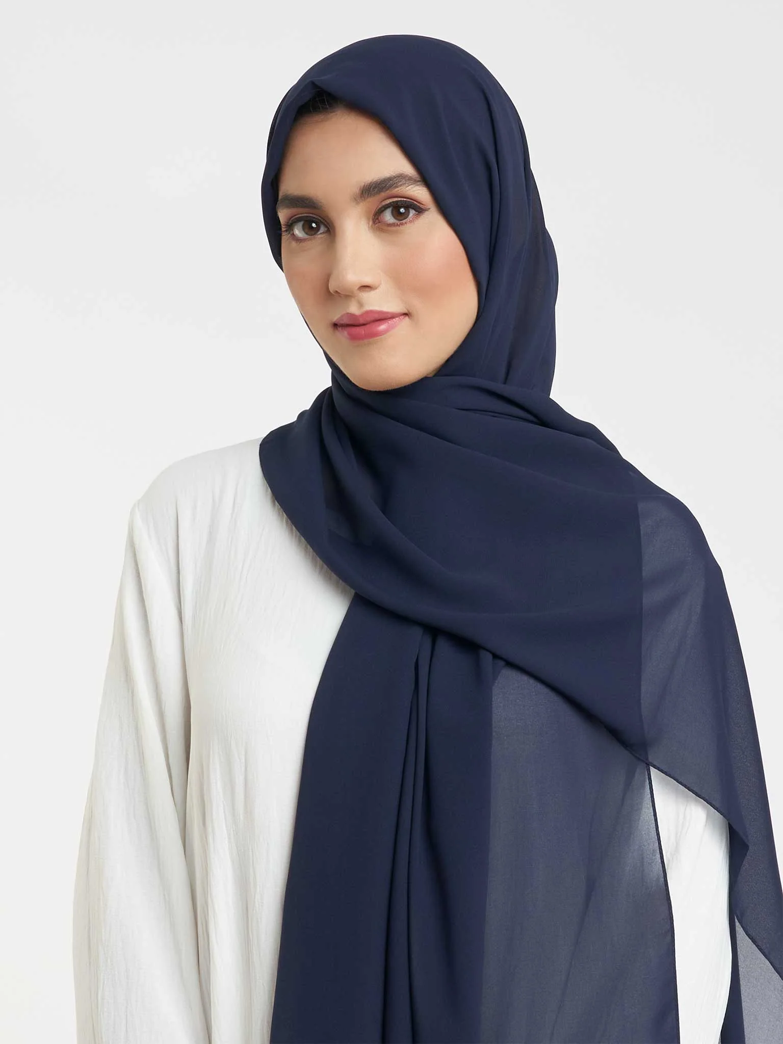 Plain Hijab in Chiffon (KP4451L) - Image 35