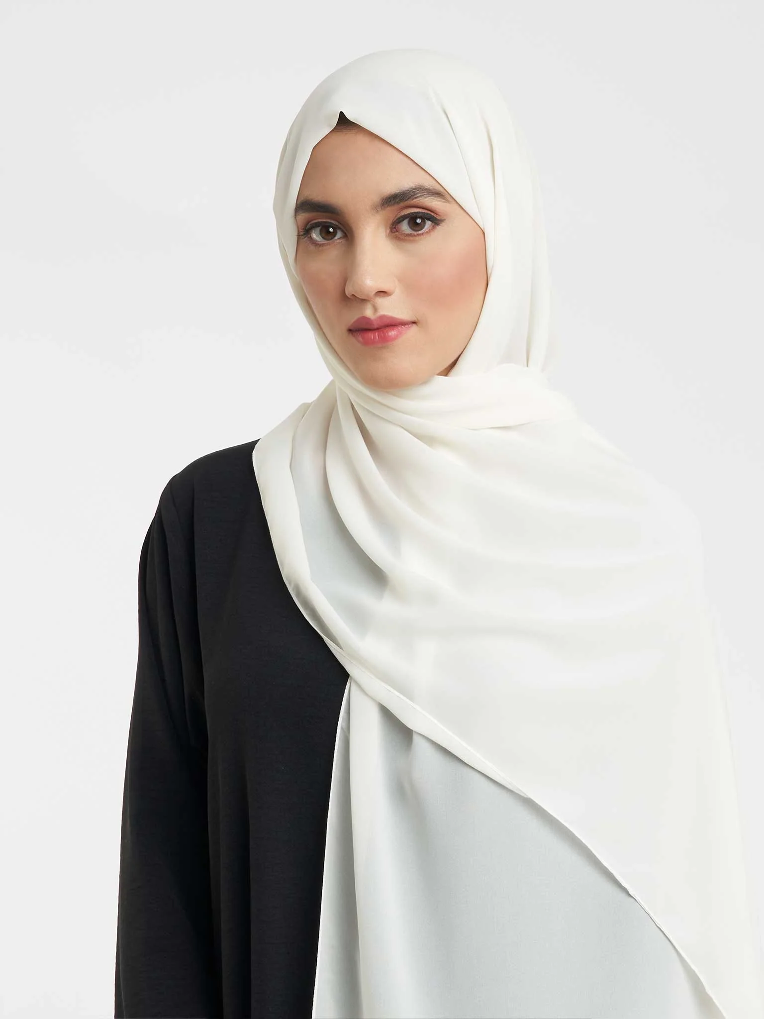 Plain Hijab in Chiffon (KP4451L) - Image 8