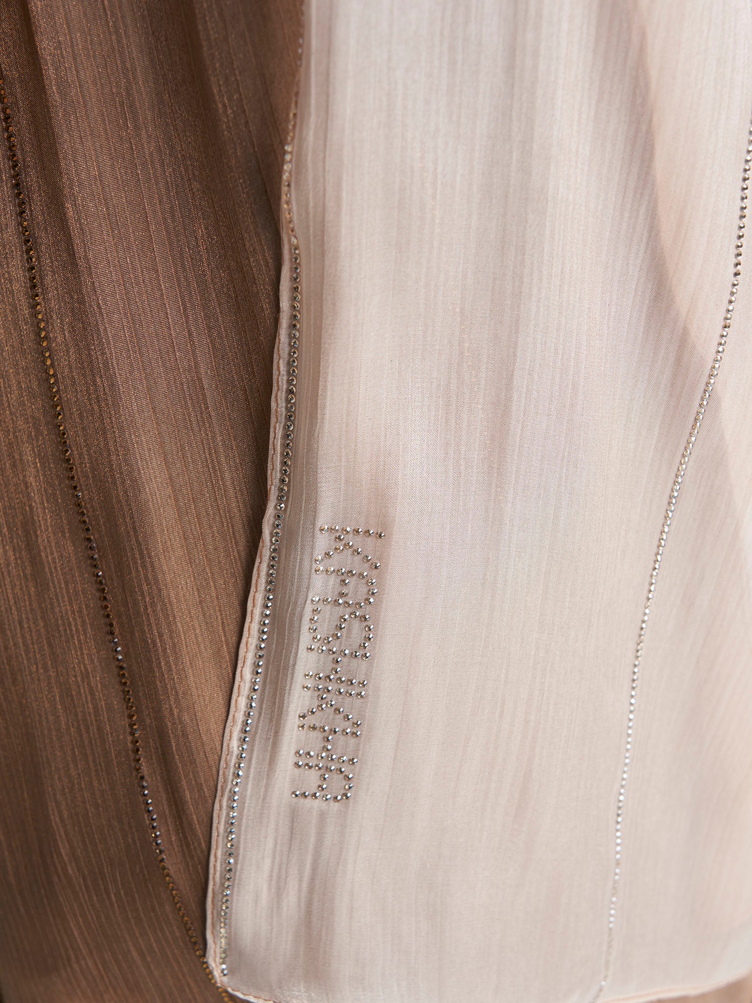 Stone Work Shimmer Chiffon Ombre Solid Hijab (KGR6711A) - Image 18