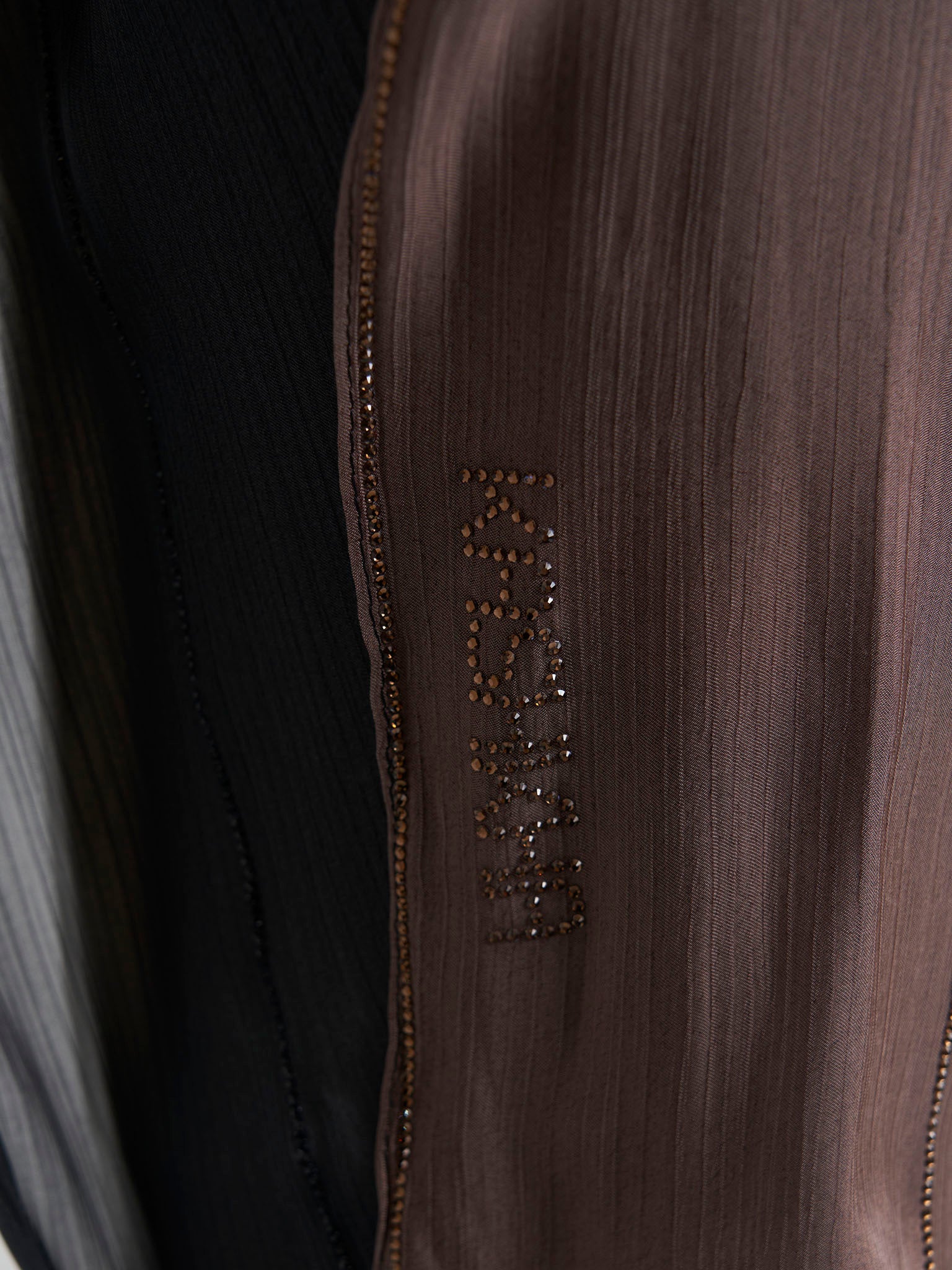 Stone Work Shimmer Chiffon Ombre Solid Hijab (KGR6711A) - Image 20