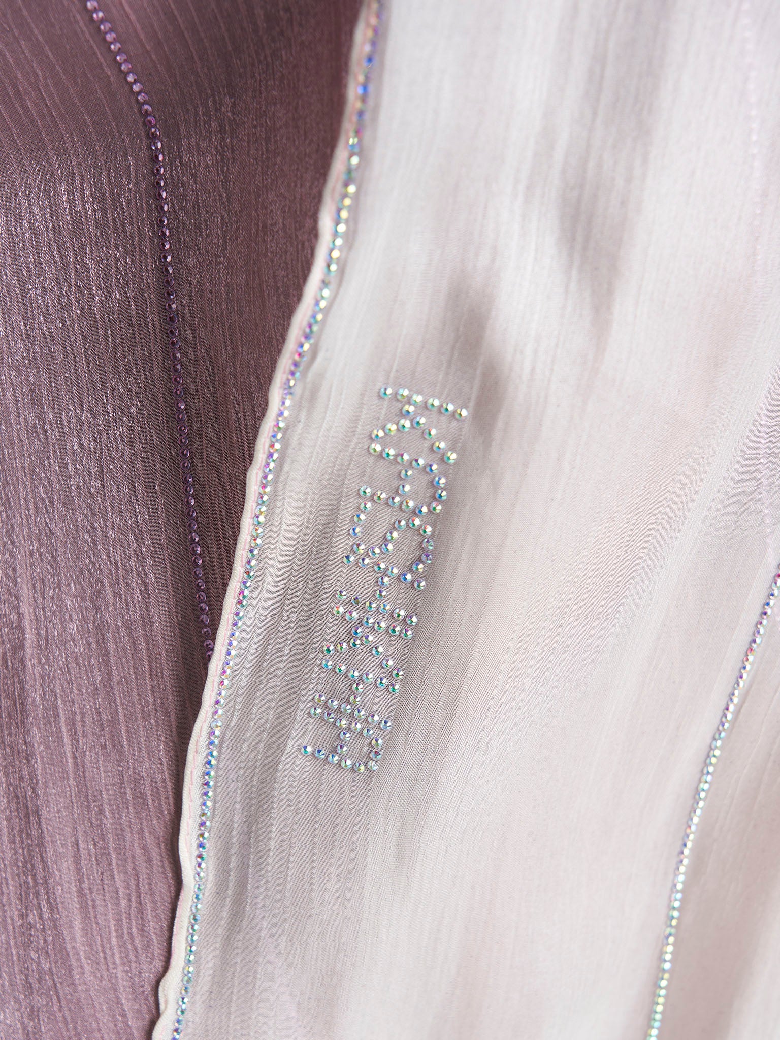 Stone Work Shimmer Chiffon Ombre Solid Hijab (KGR6711A) - Image 24