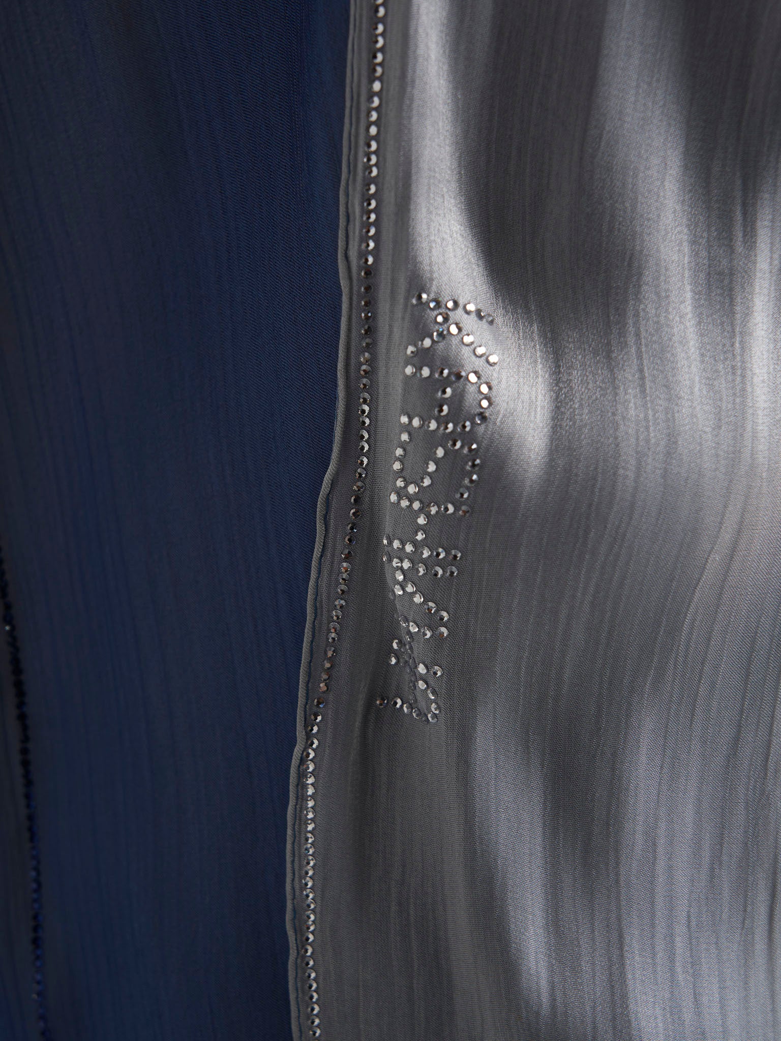 Stone Work Shimmer Chiffon Ombre Solid Hijab (KGR6711A) - Image 34