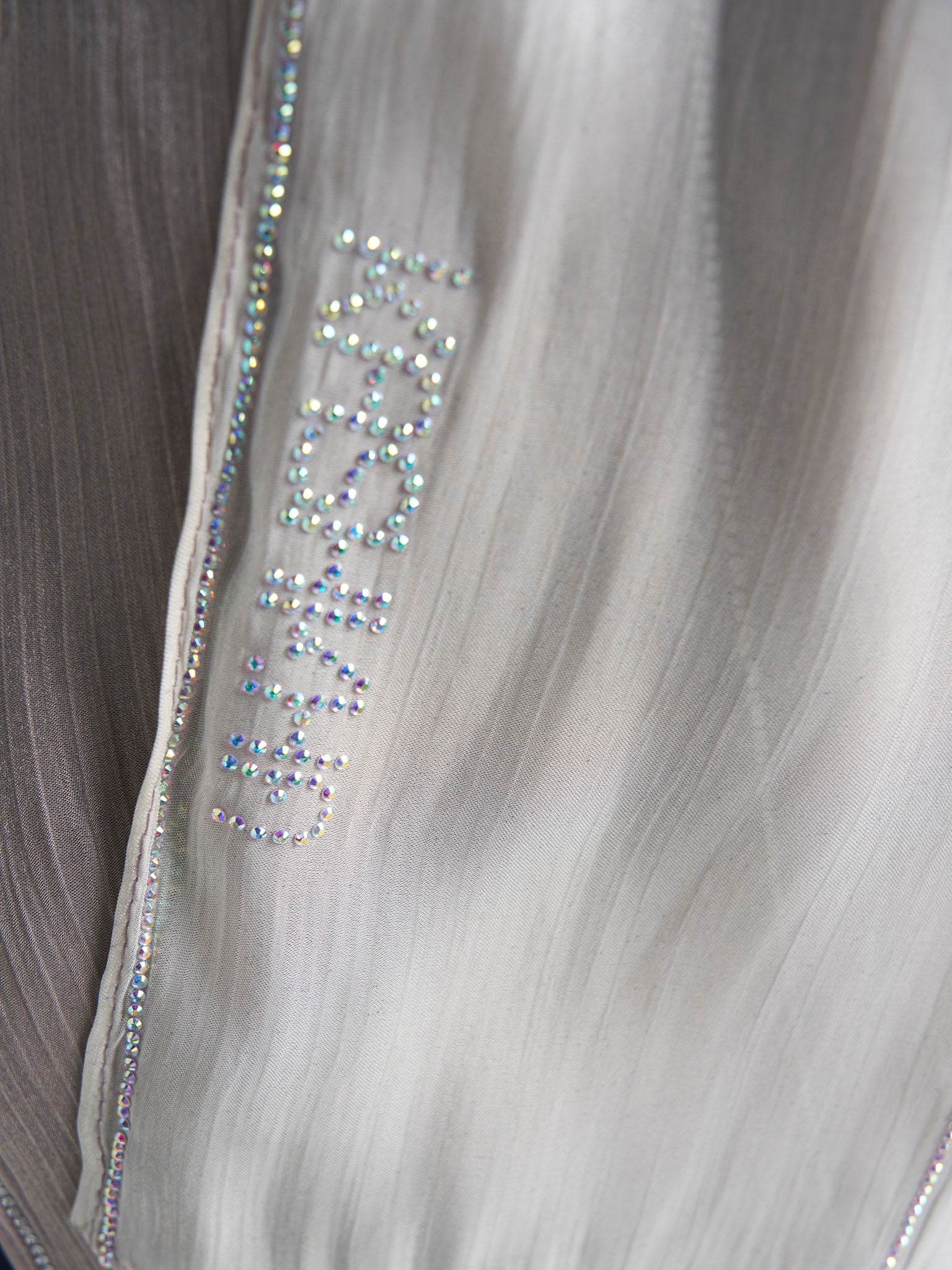 Stone Work Shimmer Chiffon Ombre Solid Hijab (KGR6711A) - Image 44