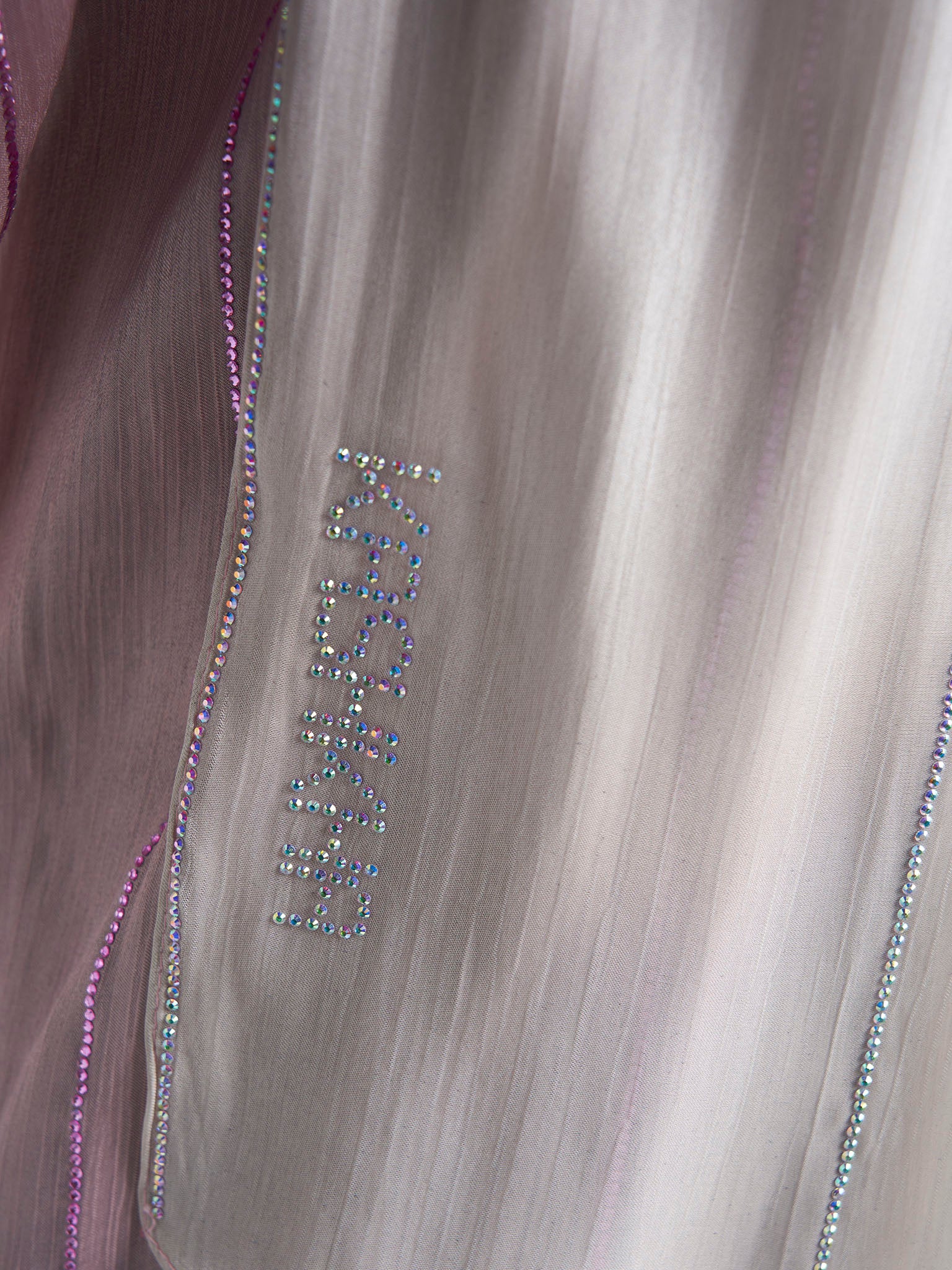 Stone Work Shimmer Chiffon Ombre Solid Hijab (KGR6711A) - Image 52