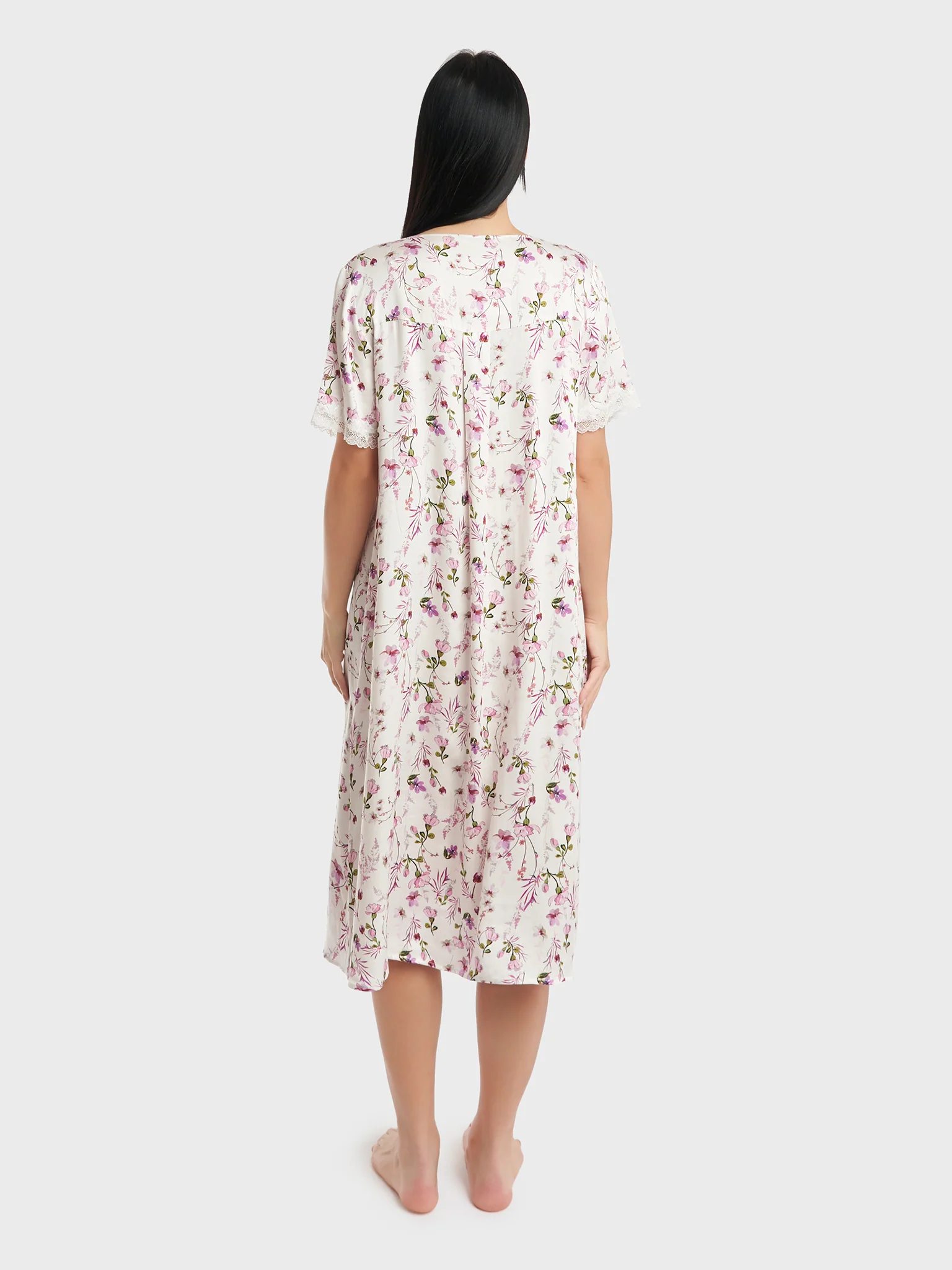 Printed Viscose Mini Nighty (CNH288A) - Image 4