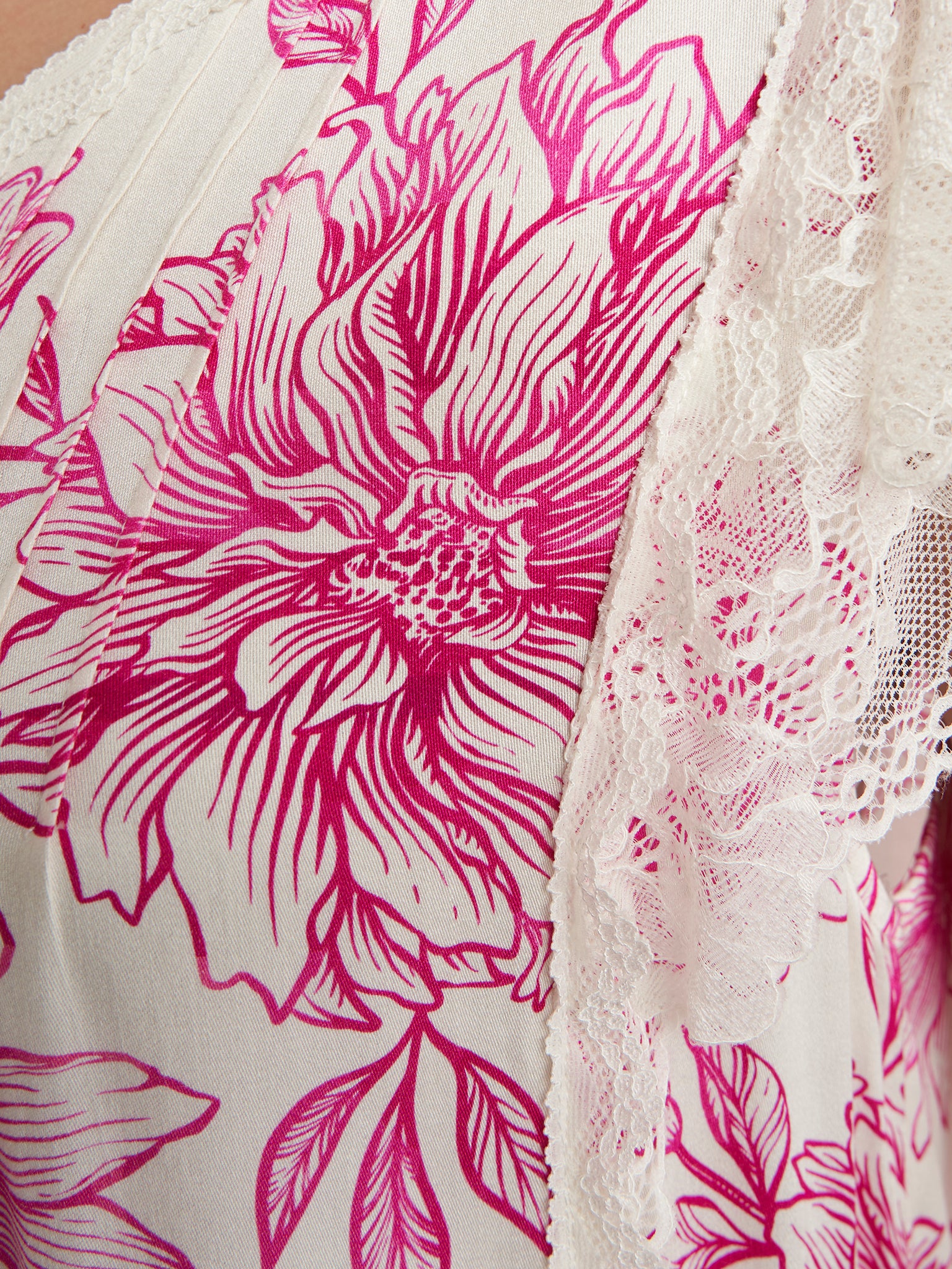 Printed Viscose Mini Nighty (CNH427A) - Image 5