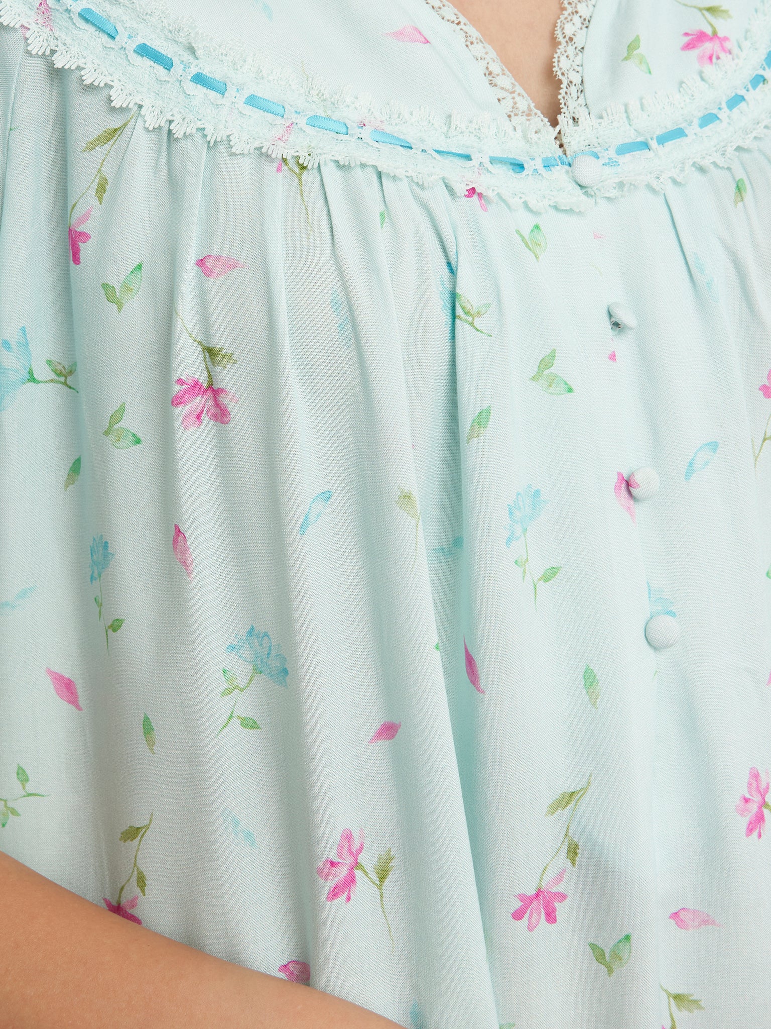 Printed Rayon Mini Nighty (CNH438) - Image 5