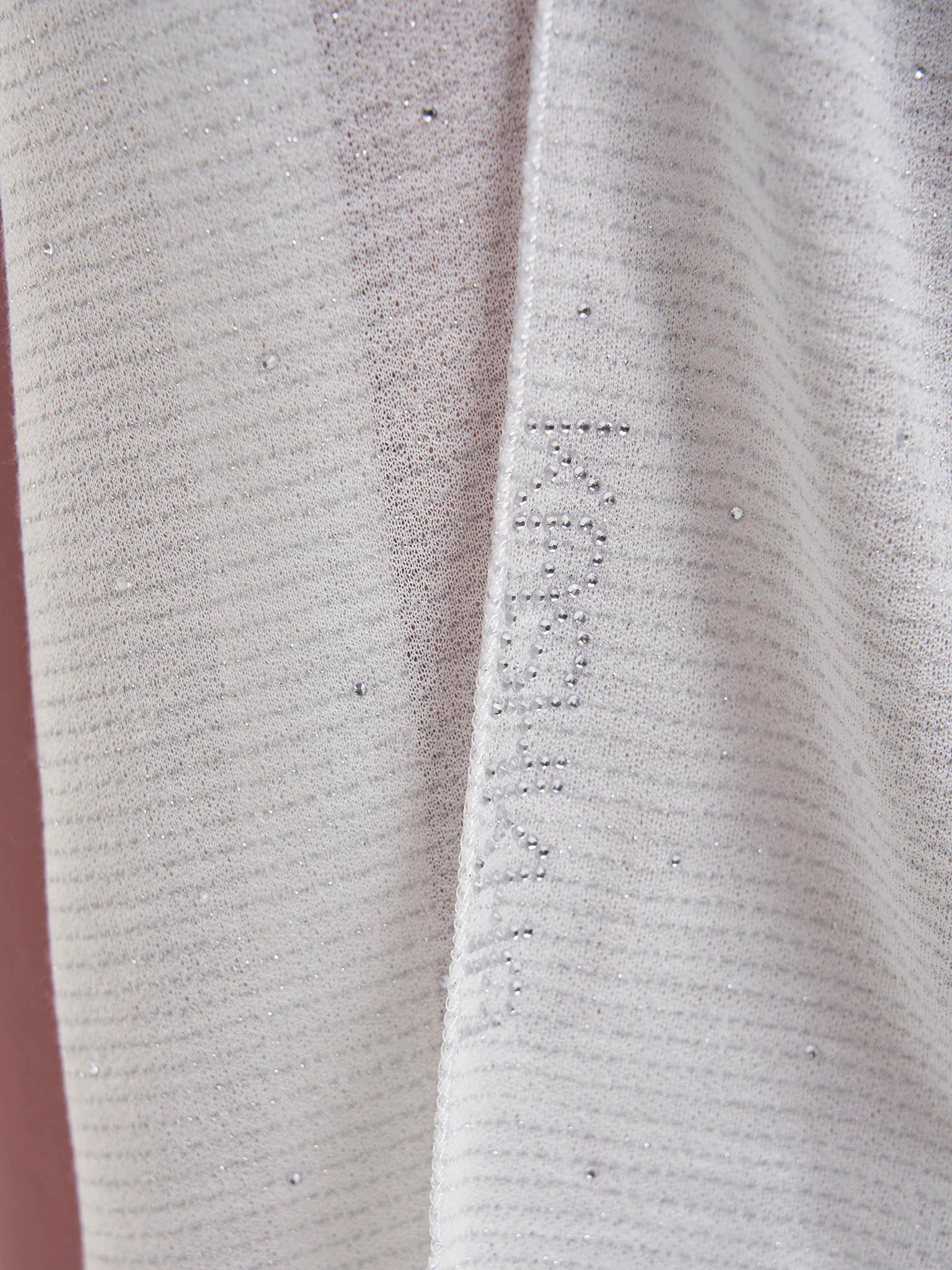 Cashmere Lurex Jersey Hijab with All Over Stones (SRKP14380L) - Image 12