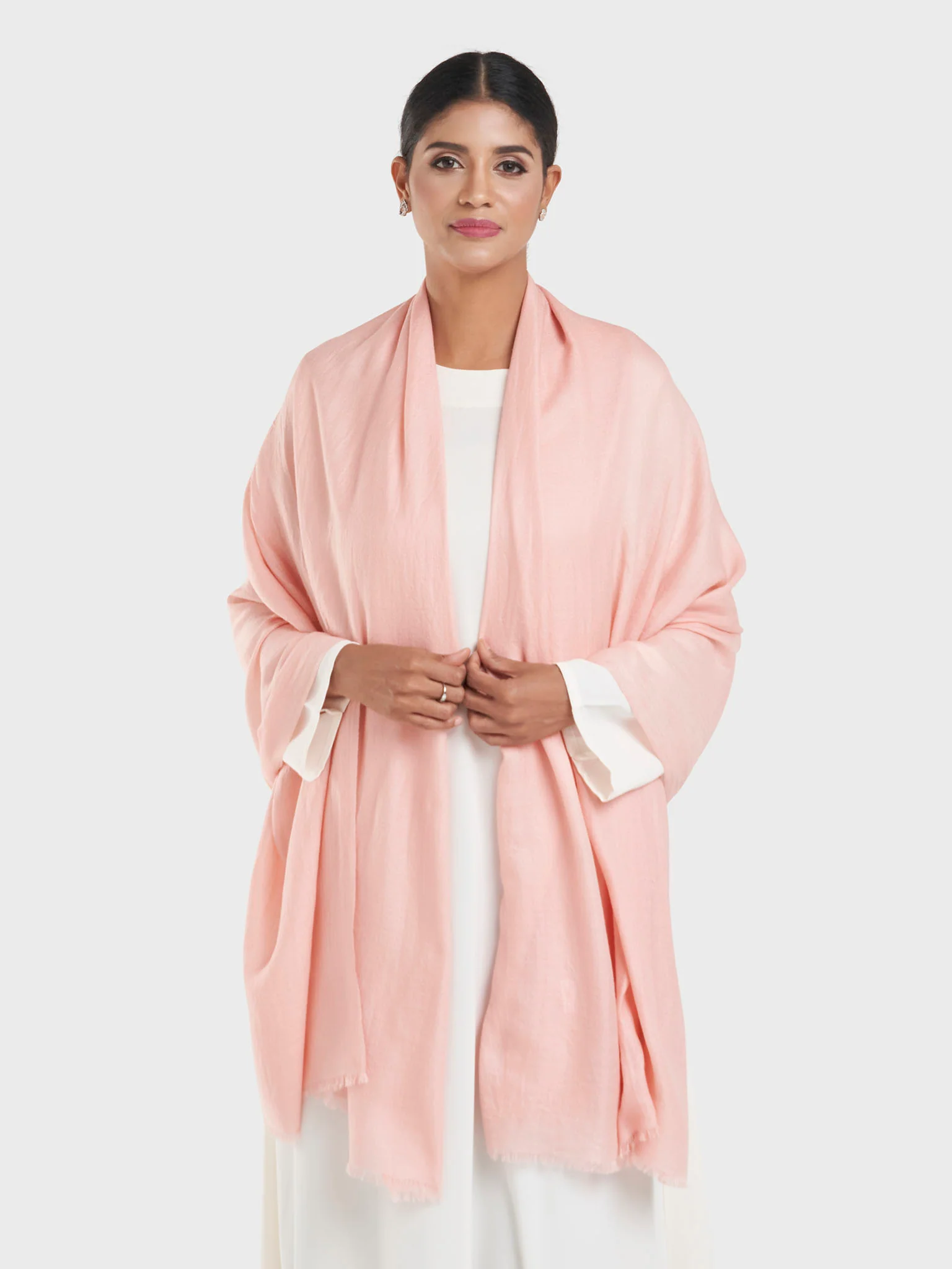 Plain Camel Wool Premium Quality Shawl (KGC001) - Image 5