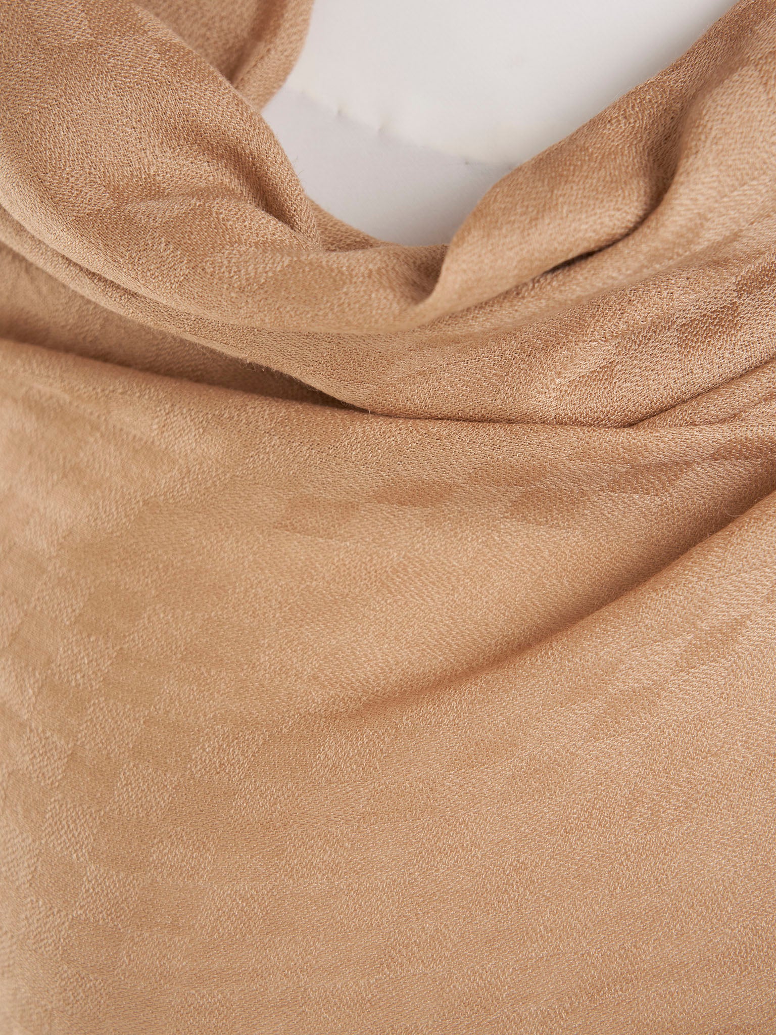 Plain Camel Wool Premium Quality Shawl (KGC001) - Image 9