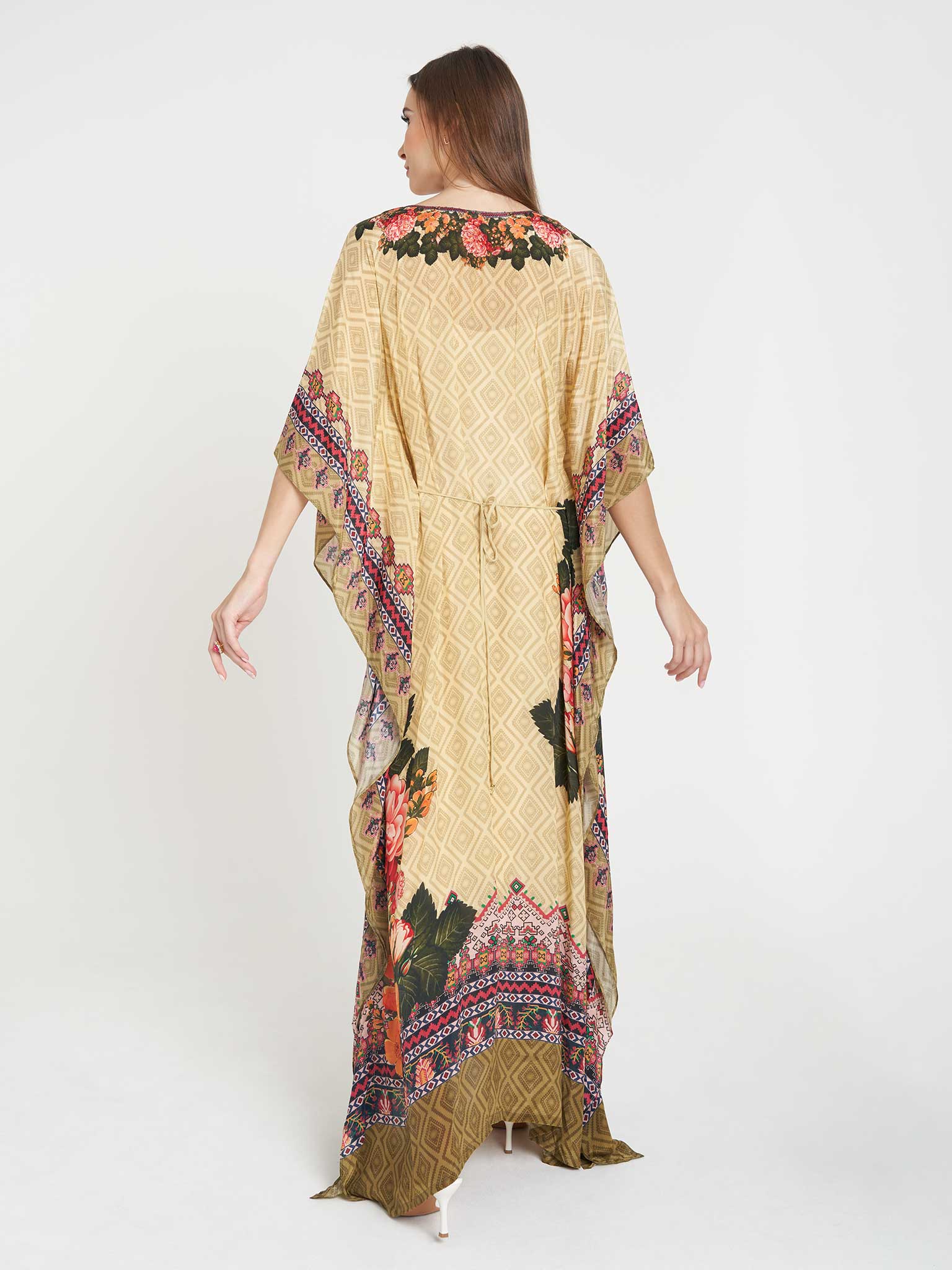 Viscose Printed Poncho - Image 4
