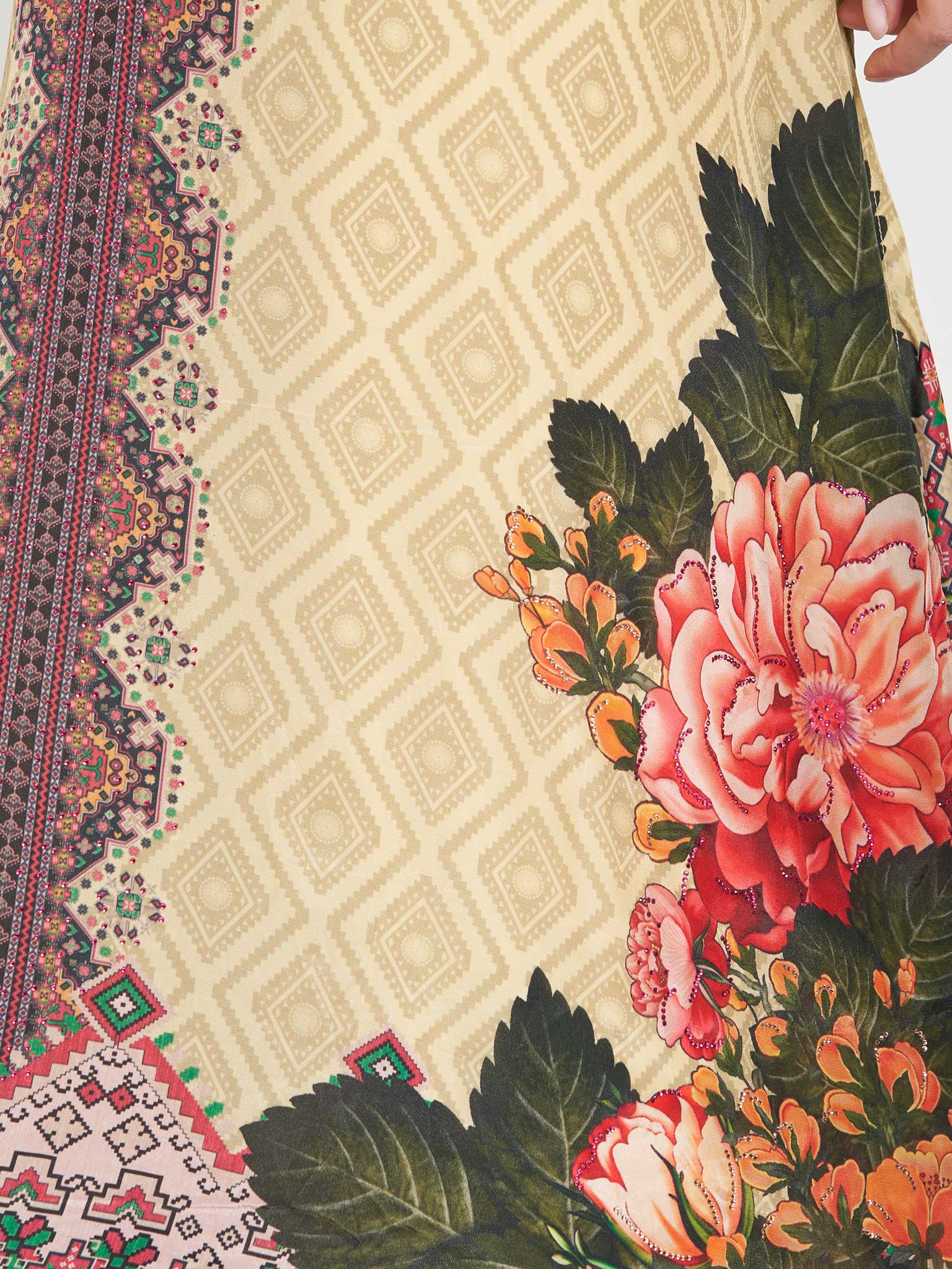 Viscose Printed Poncho - Image 7