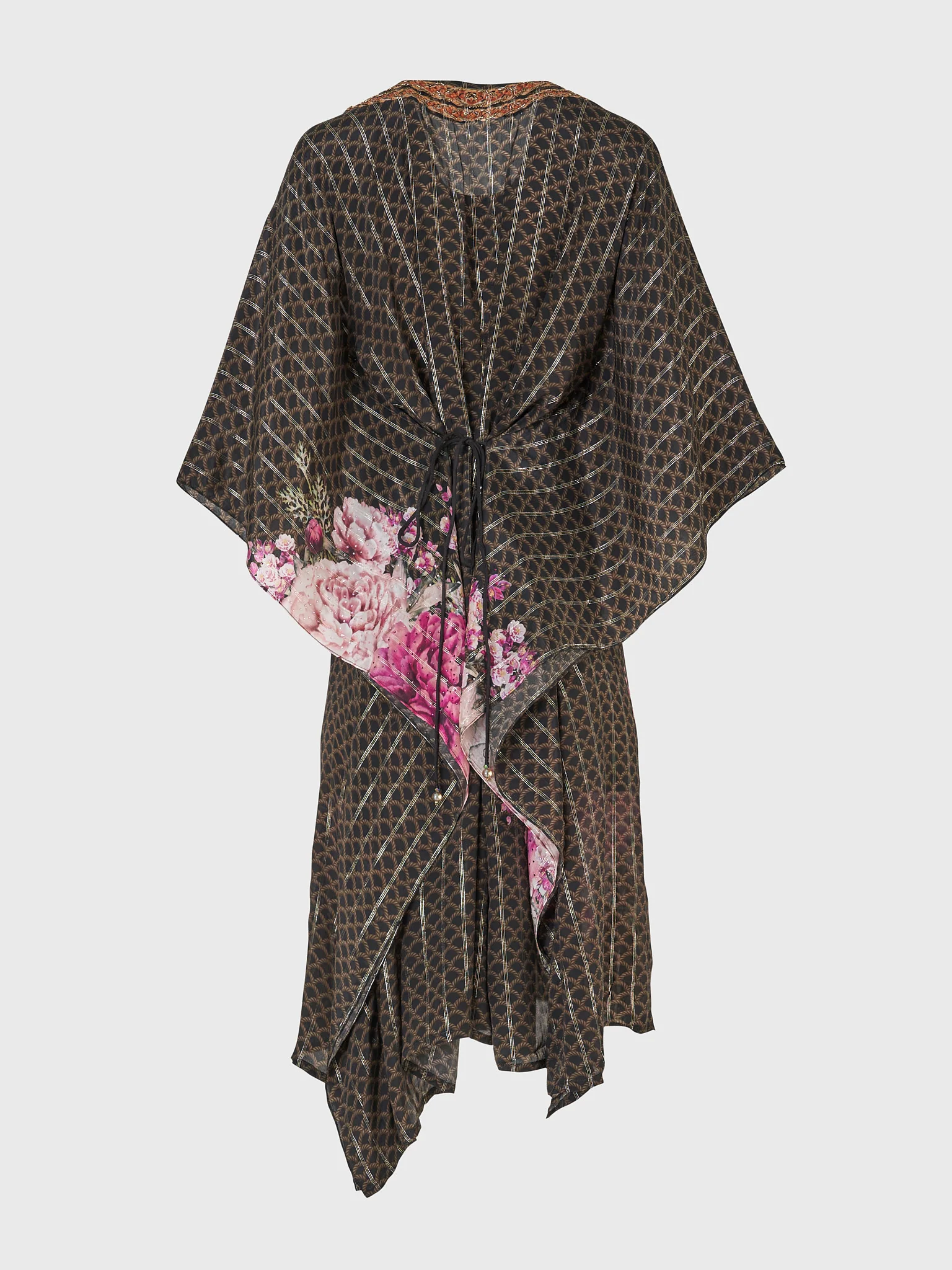 Viscose Printed Short Poncho - Image 6