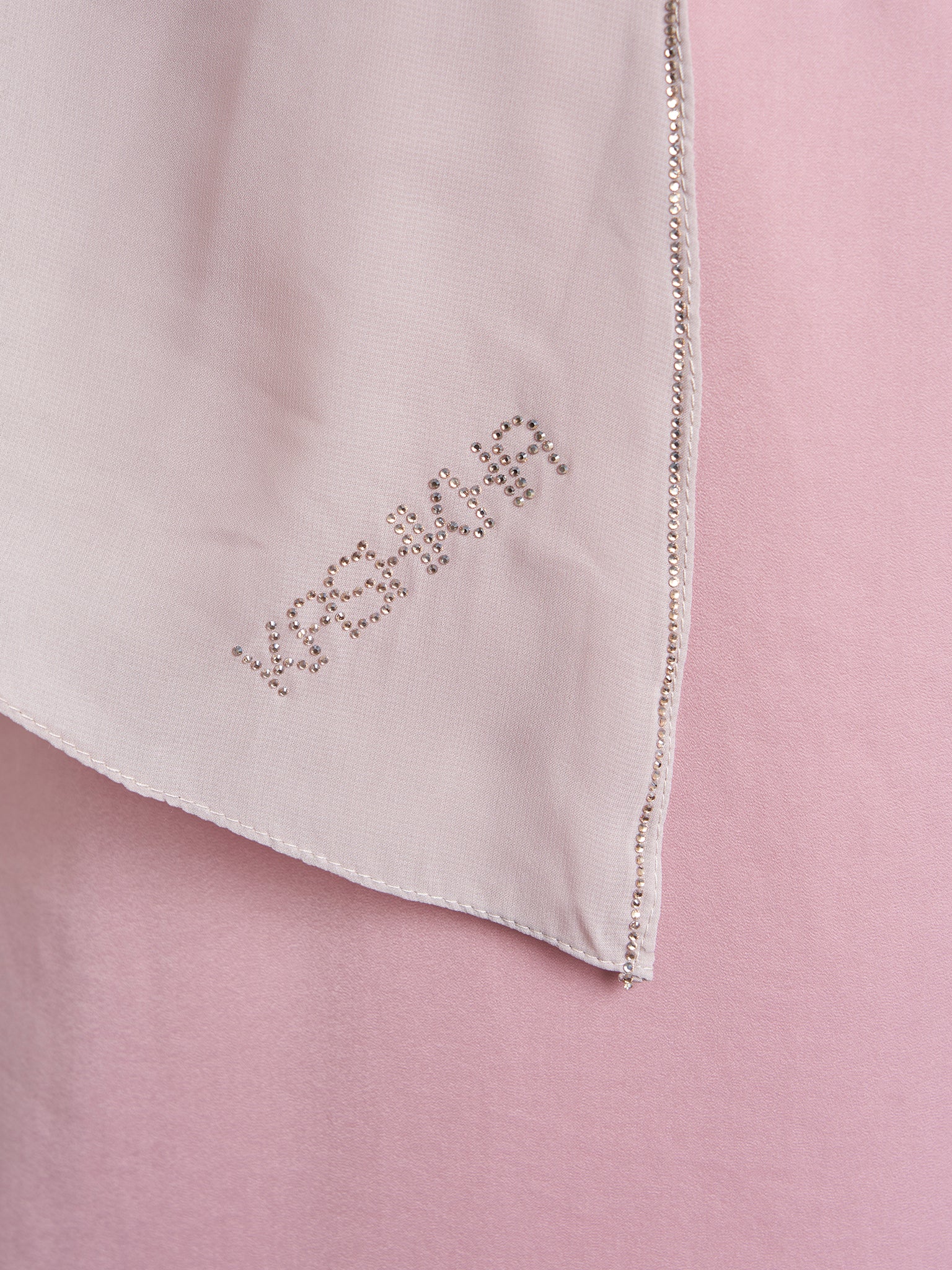 Ready to Wear Chiffon Single Stone Line Border Hijab (KP18115L) - Image 40