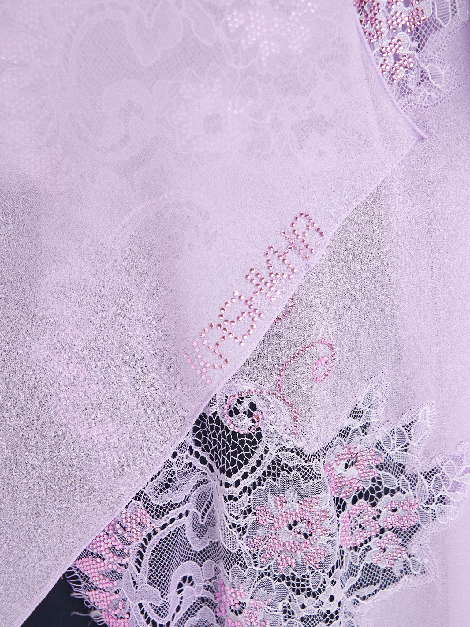 Maxi Hijab With Shaded Dantel Work Border (KP18124L) - Image 15