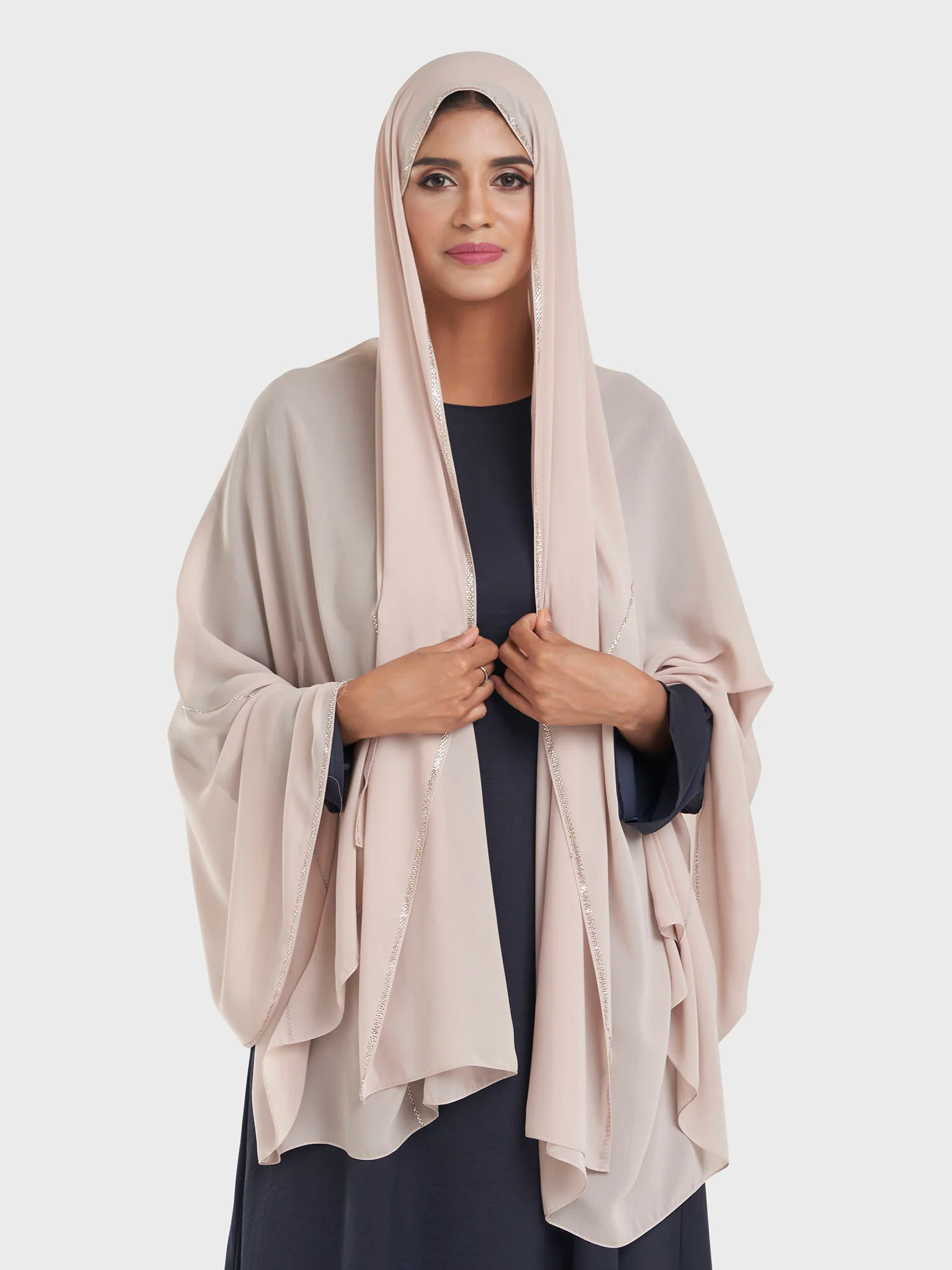 Chiffon Broken Stone Line Maxi Hijab (KP18203L) - Image 10