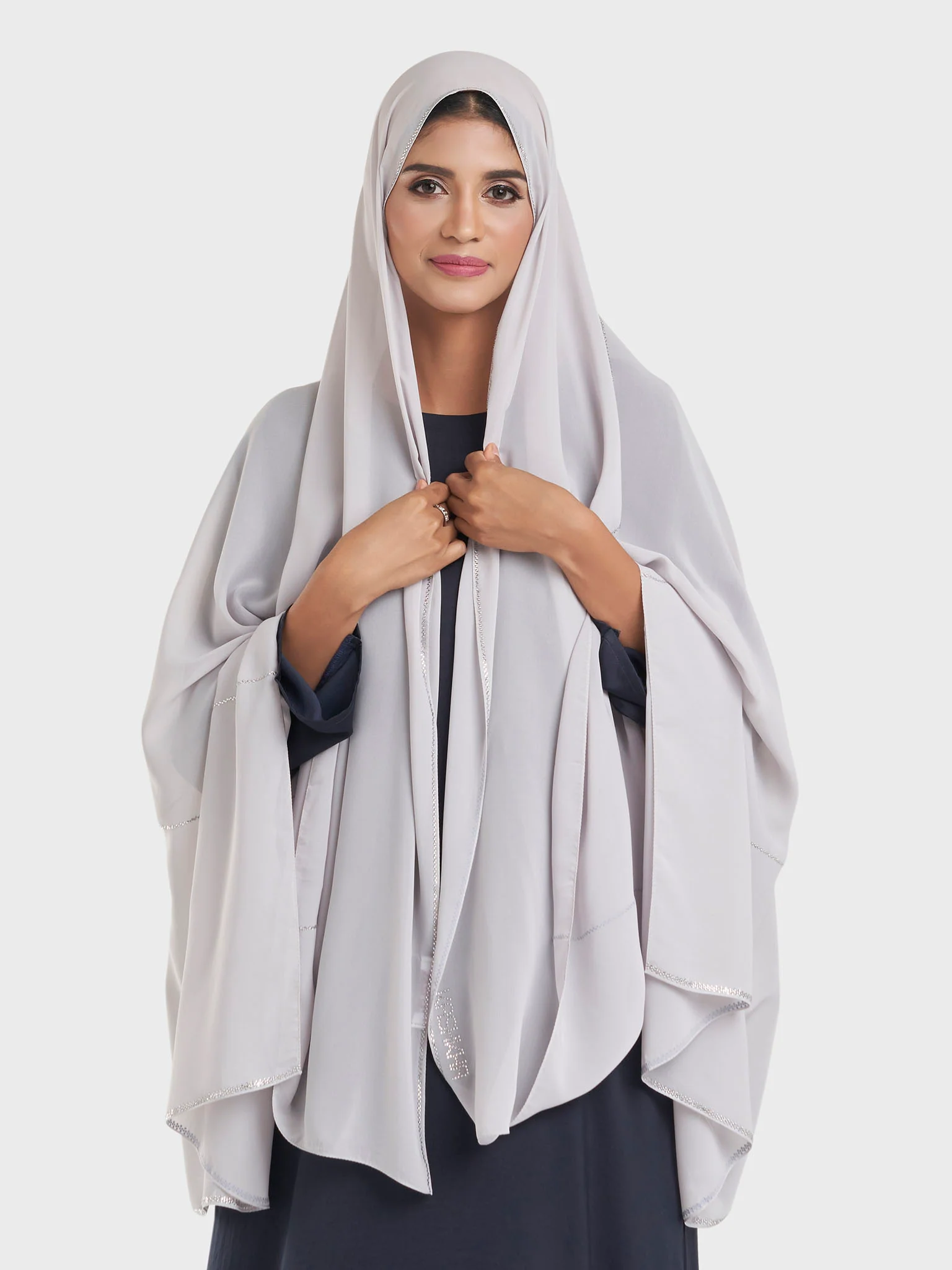 Chiffon Broken Stone Line Maxi Hijab (KP18203L) - Image 16