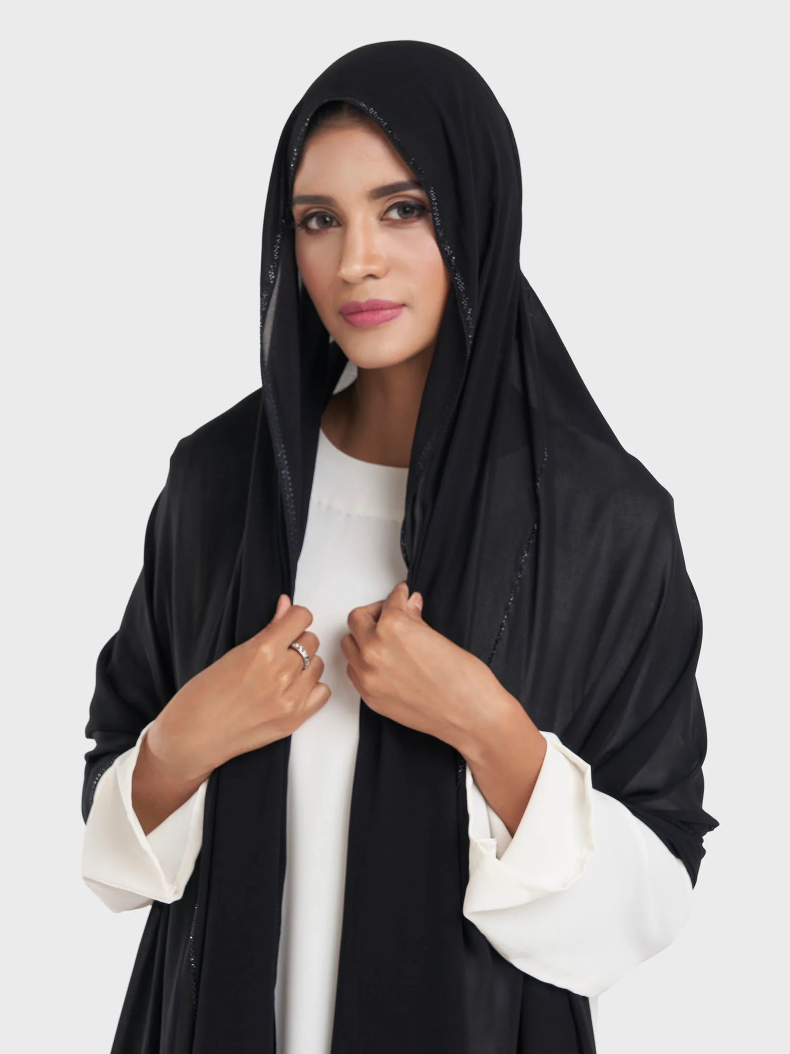 Chiffon Broken Stone Line Maxi Hijab (KP18203L) - Image 18